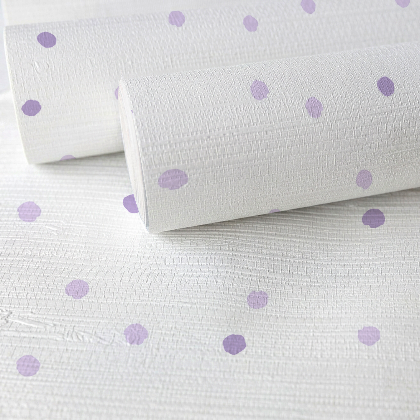 Purple Aria Faux Grasscloth Wallpaper