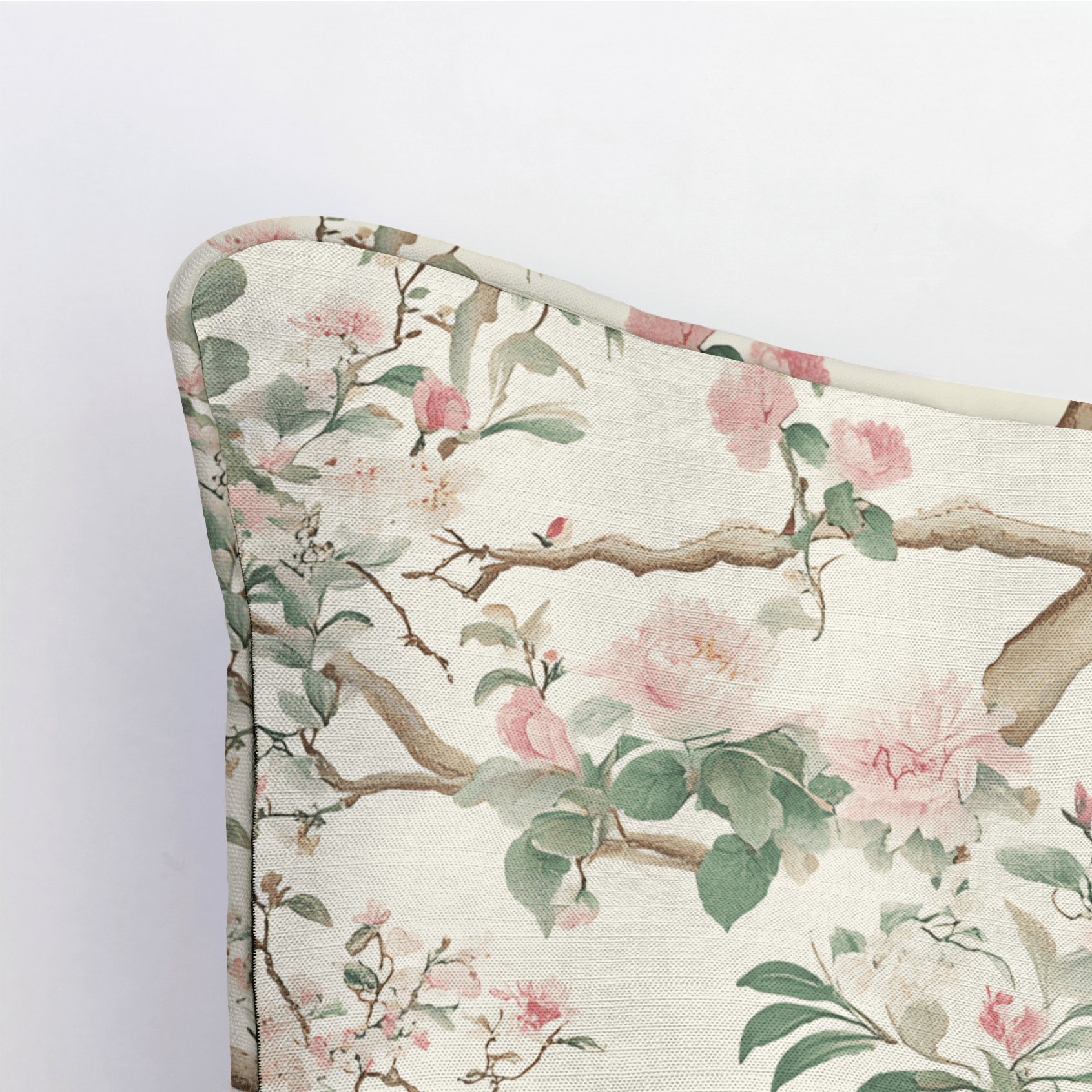 Quiet Bloom Throw Pillow - Lemon Park