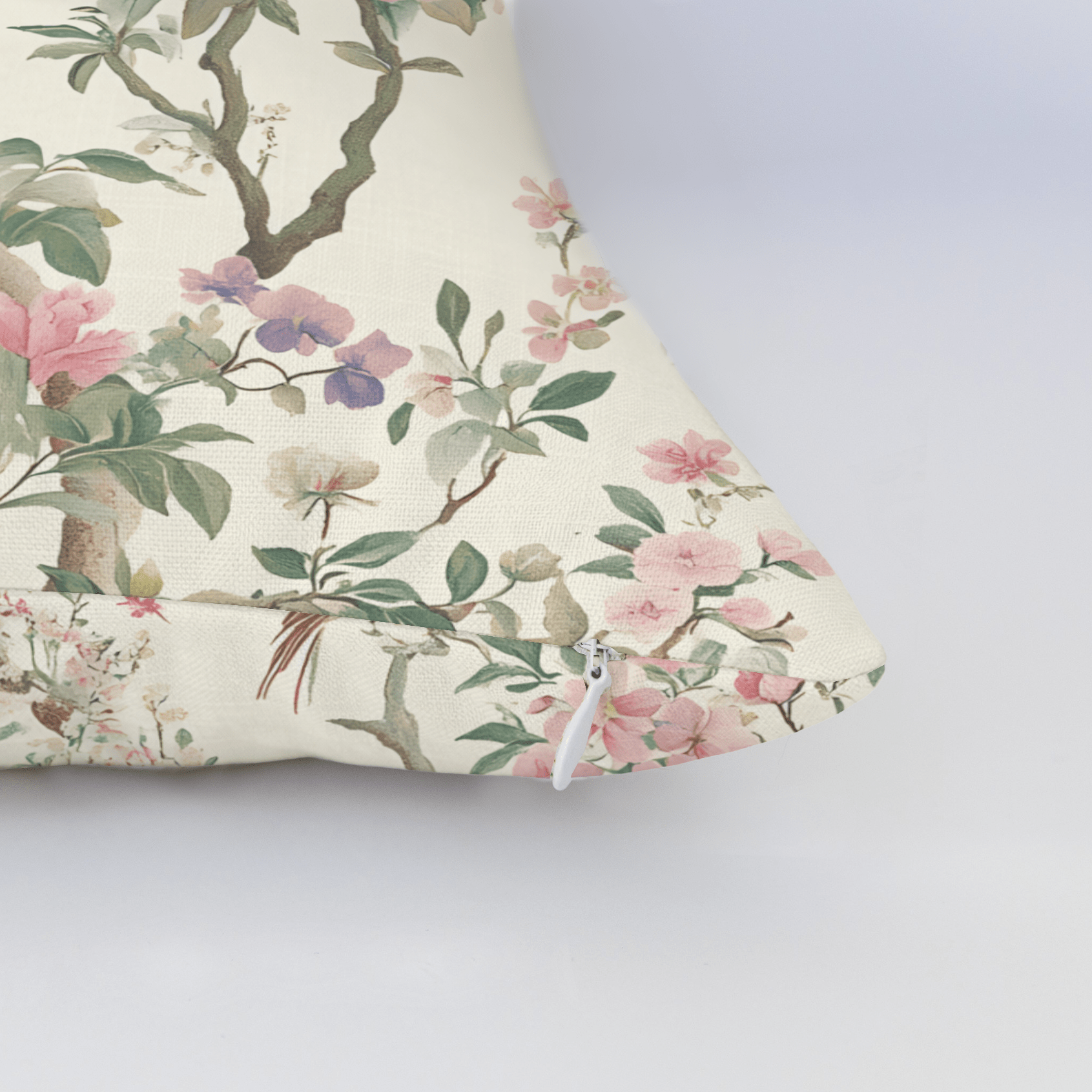 Quiet Bloom Throw Pillow - Lemon Park