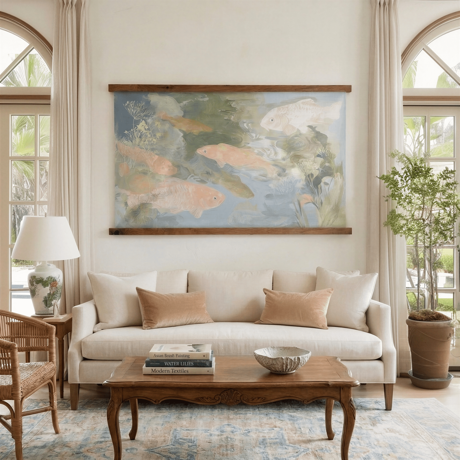 Quiet Pond - Tapestry - Lemon Park