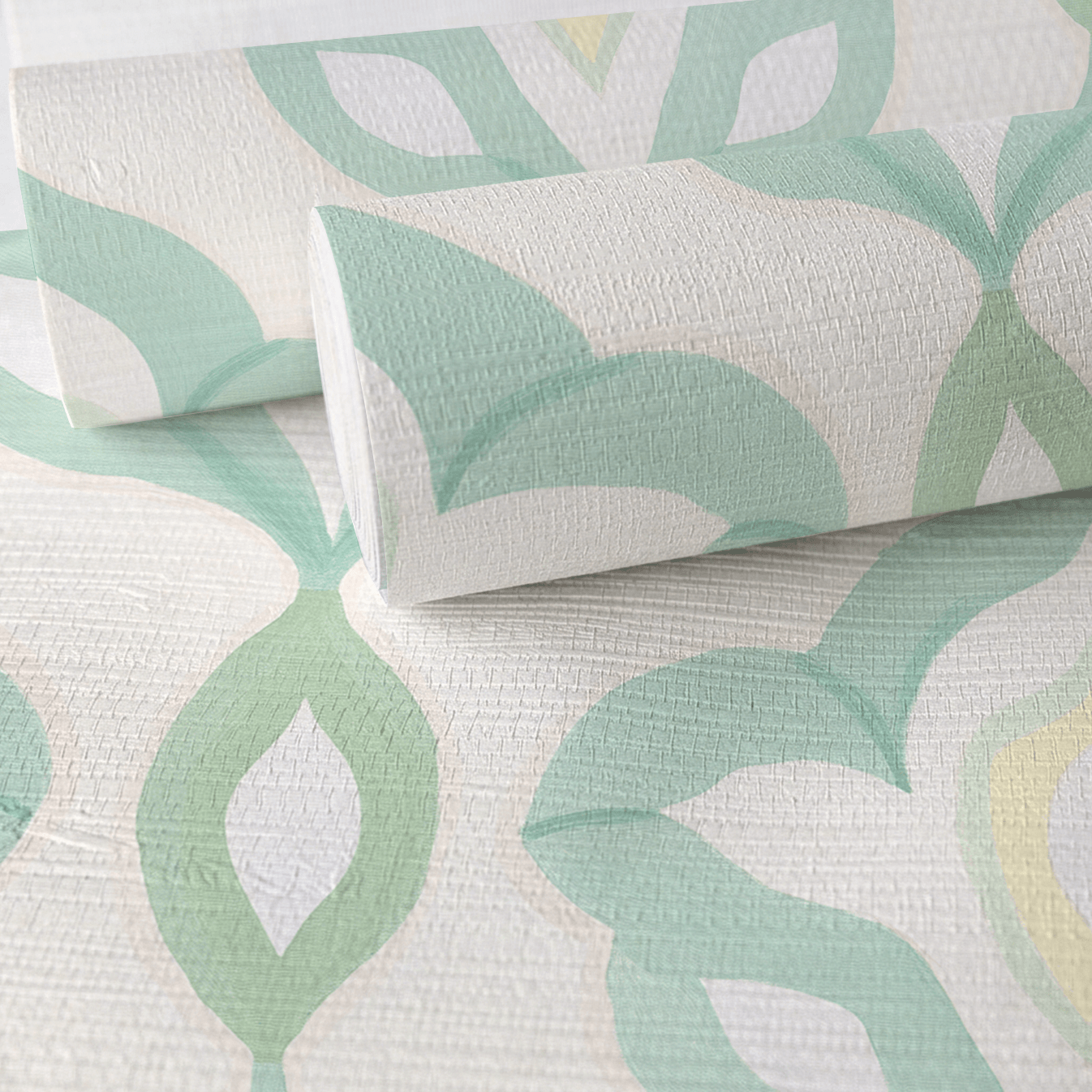 Quiet Rainforest Faux Grasscloth Wallpaper - Lemon Park