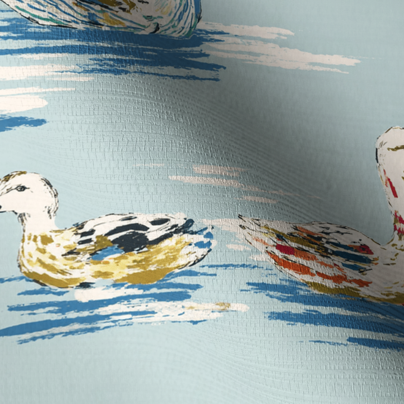 Quiet Waters Faux Grasscloth Wallpaper