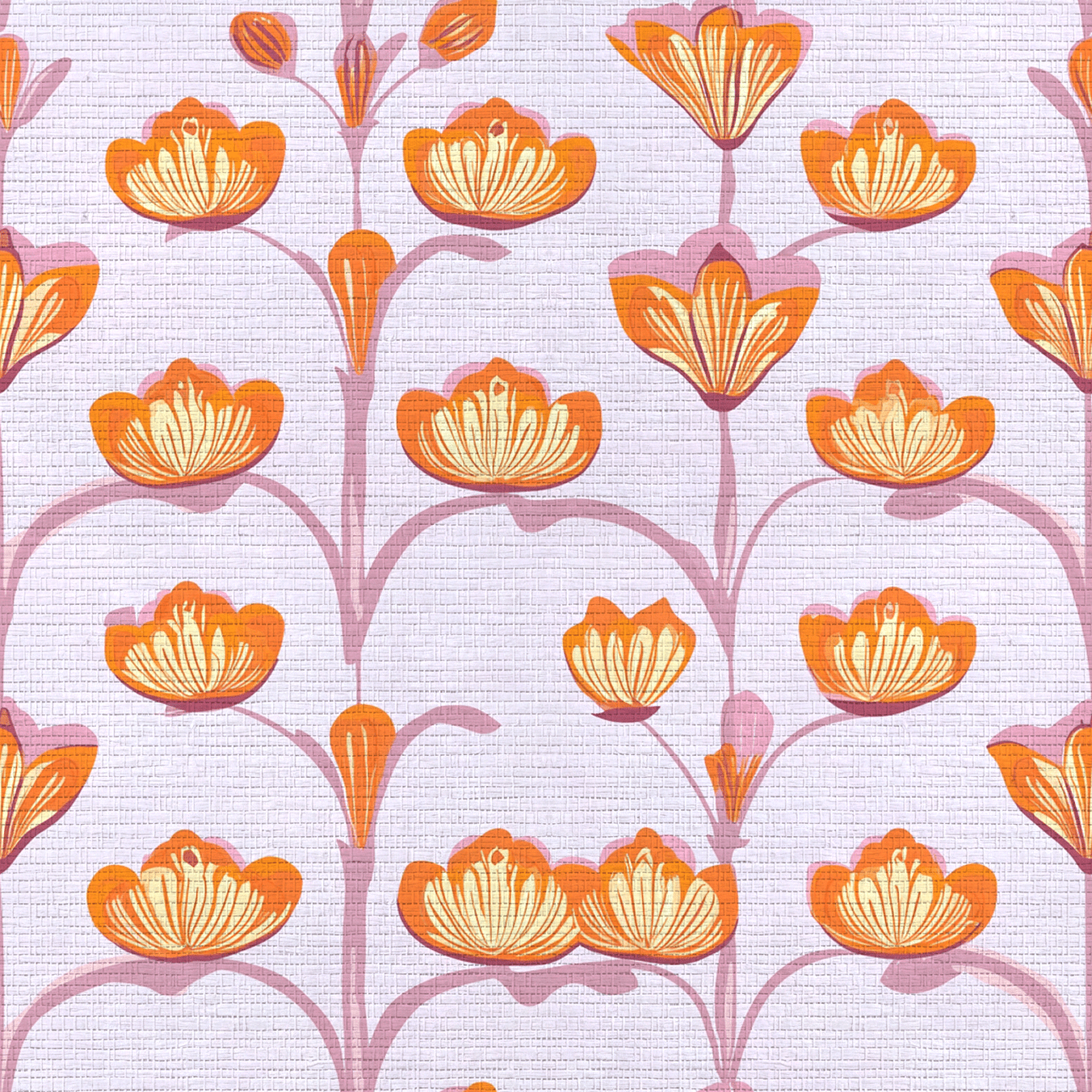 Radiant Vine Faux Grasscloth Wallpaper - Lemon Park