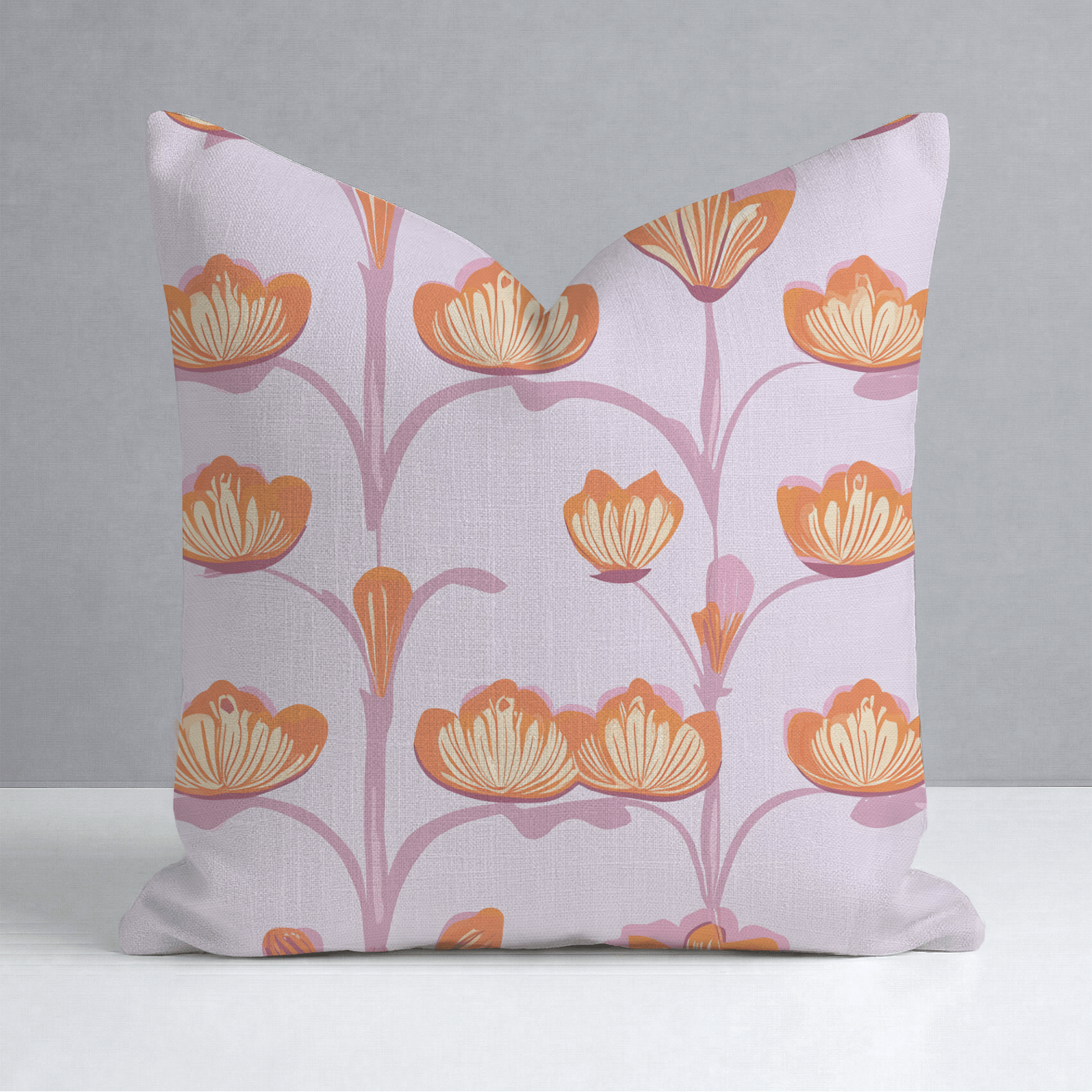 Radiant Vine Throw Pillow - Lemon Park