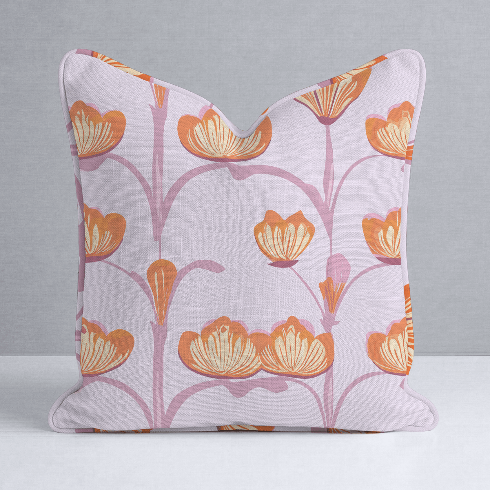 Radiant Vine Throw Pillow - Lemon Park