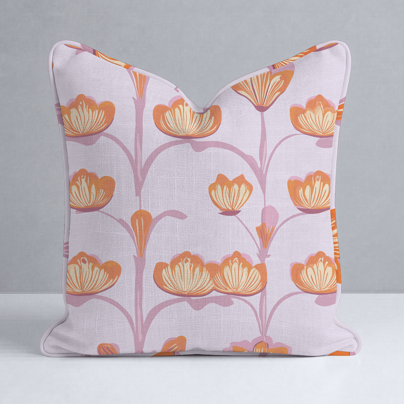 Radiant Vine Throw Pillow - Lemon Park