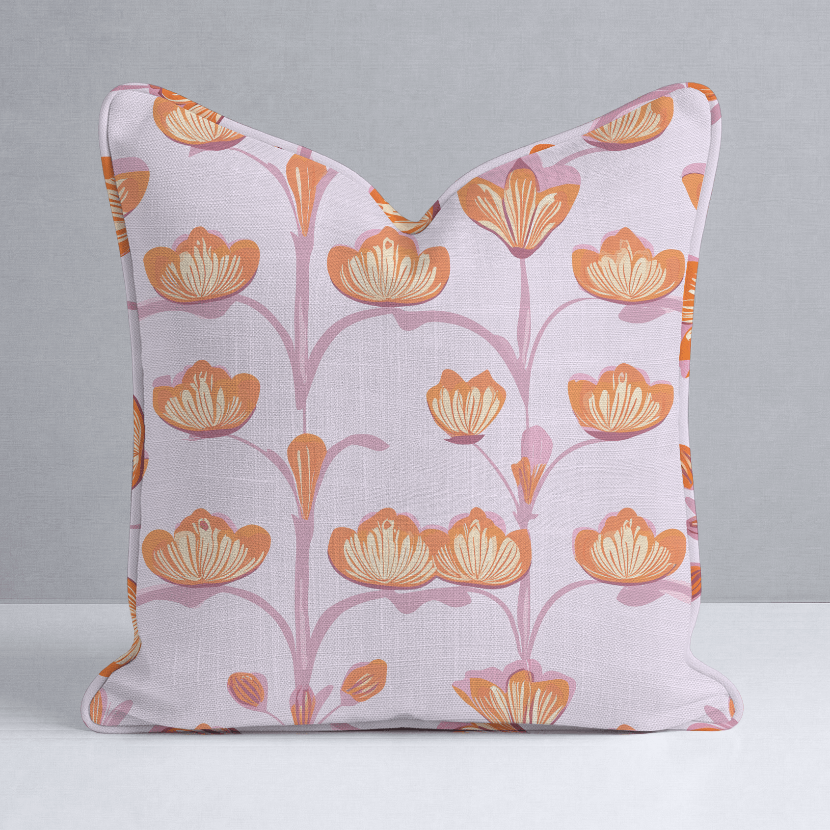 Radiant Vine Throw Pillow - Lemon Park