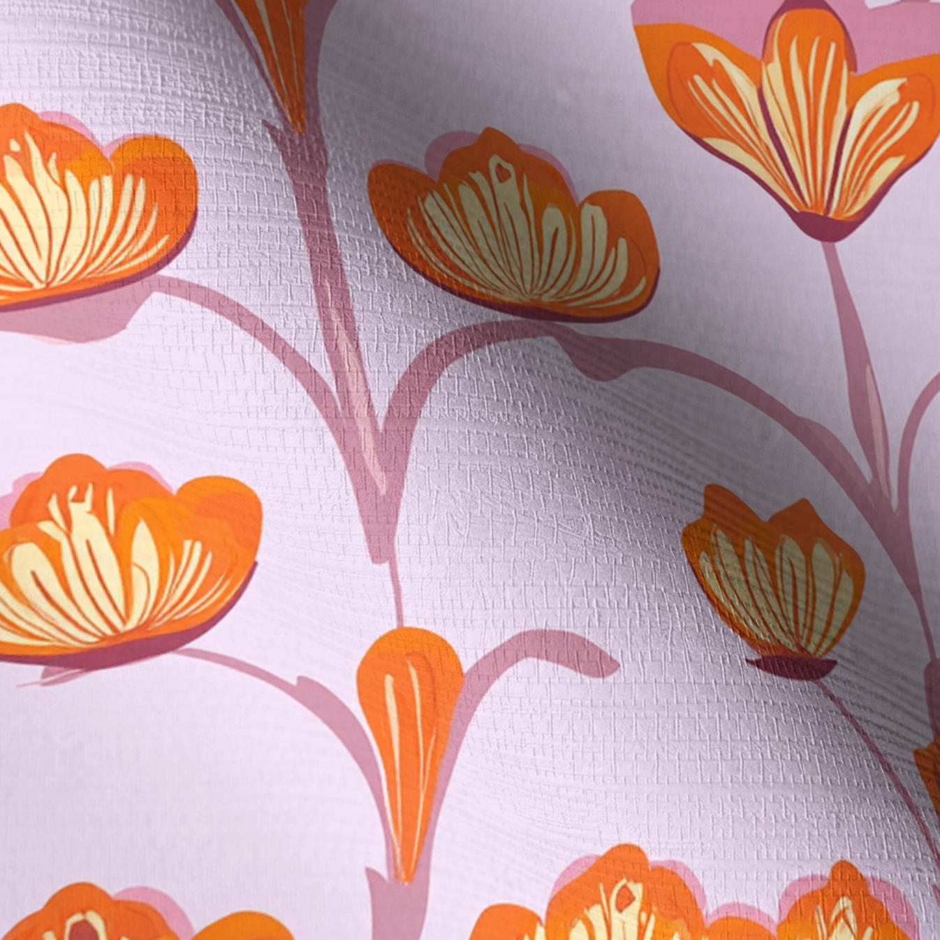 Radiant Vine Faux Grasscloth Wallpaper