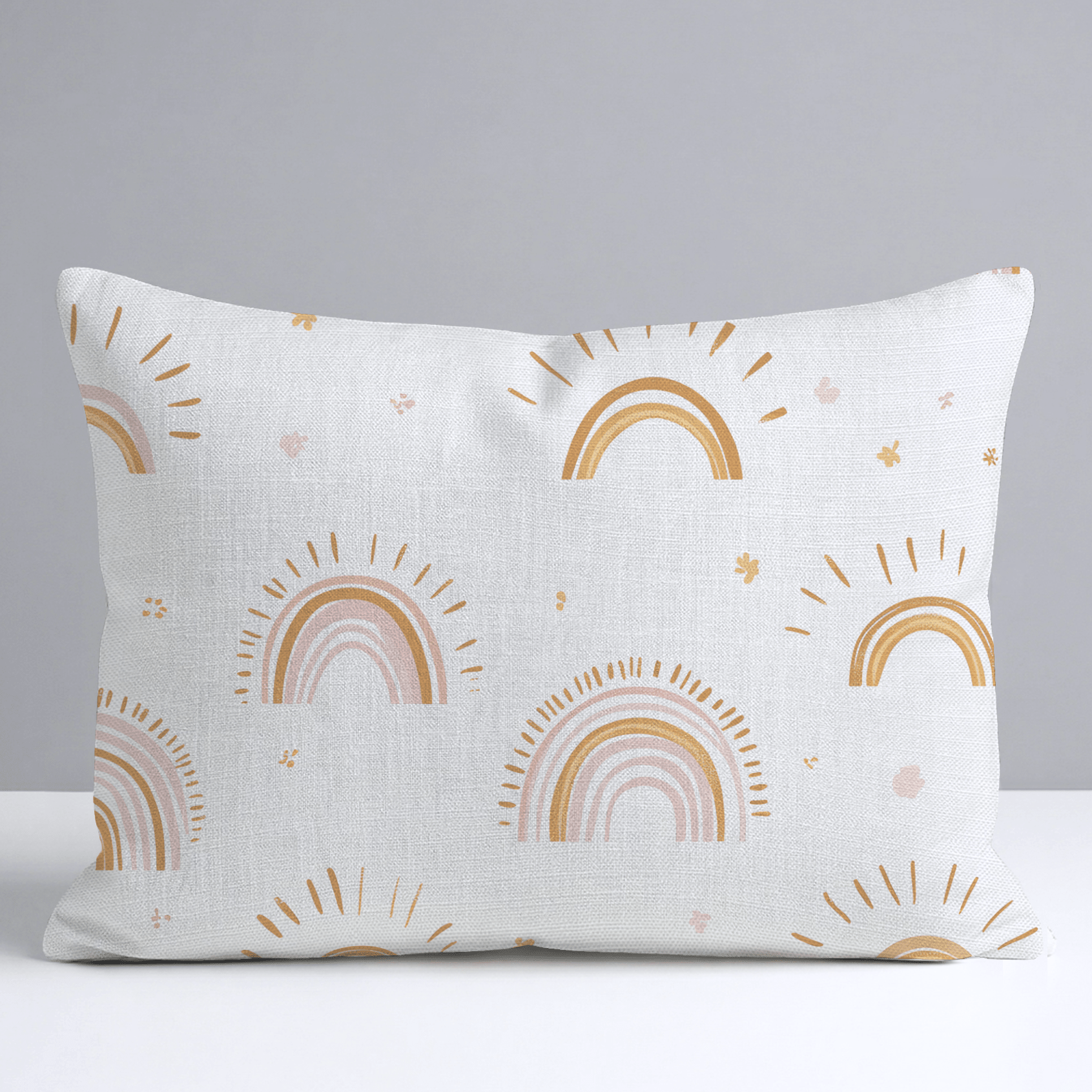 Rainbow Wishes Throw Pillow - Lemon Park