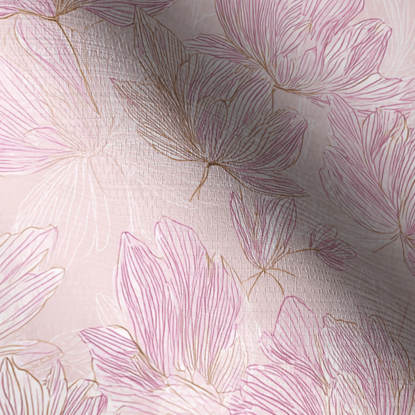 Raspberry Lemonade Faux Grasscloth Wallpaper - Lemon Park