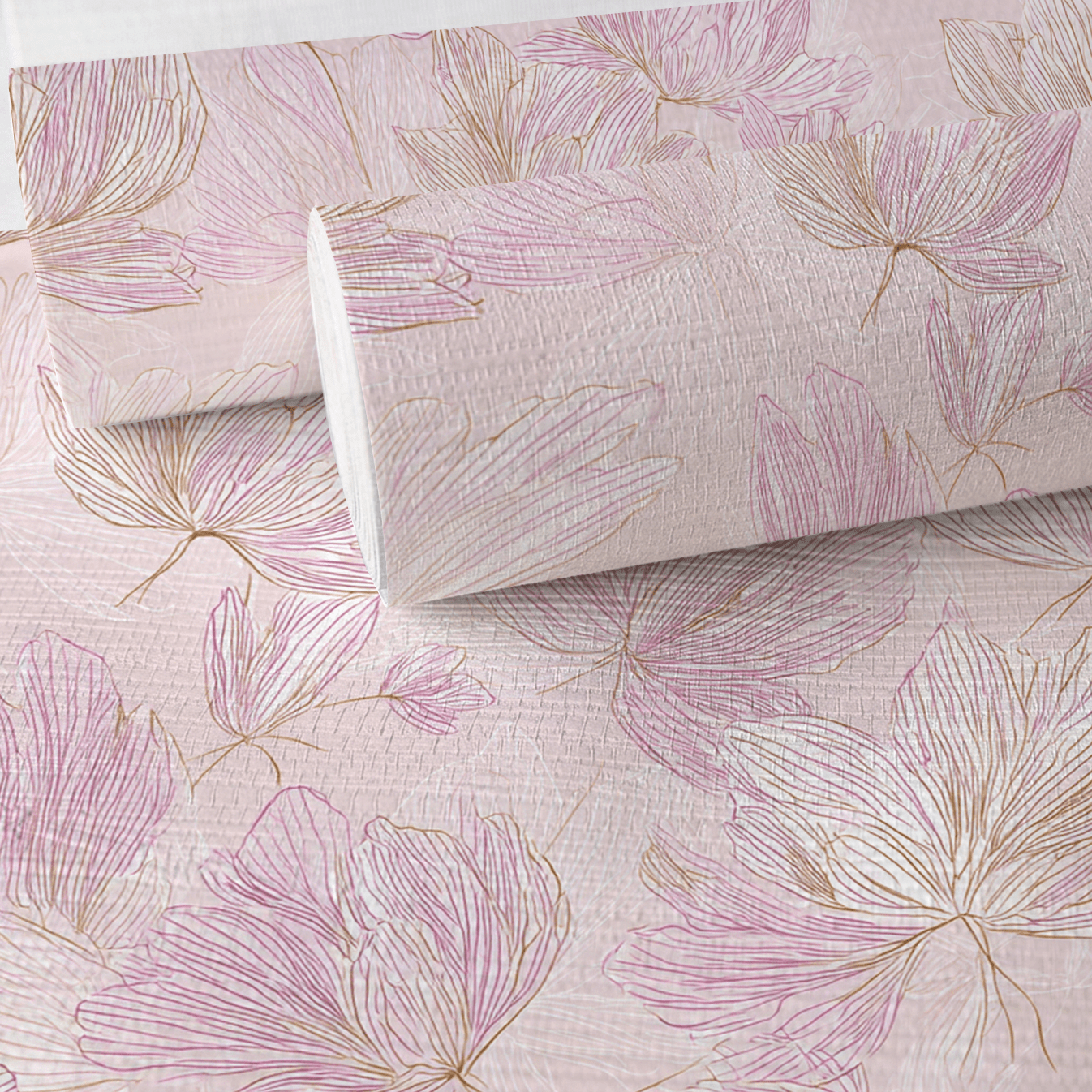 Raspberry Lemonade Faux Grasscloth Wallpaper - Lemon Park