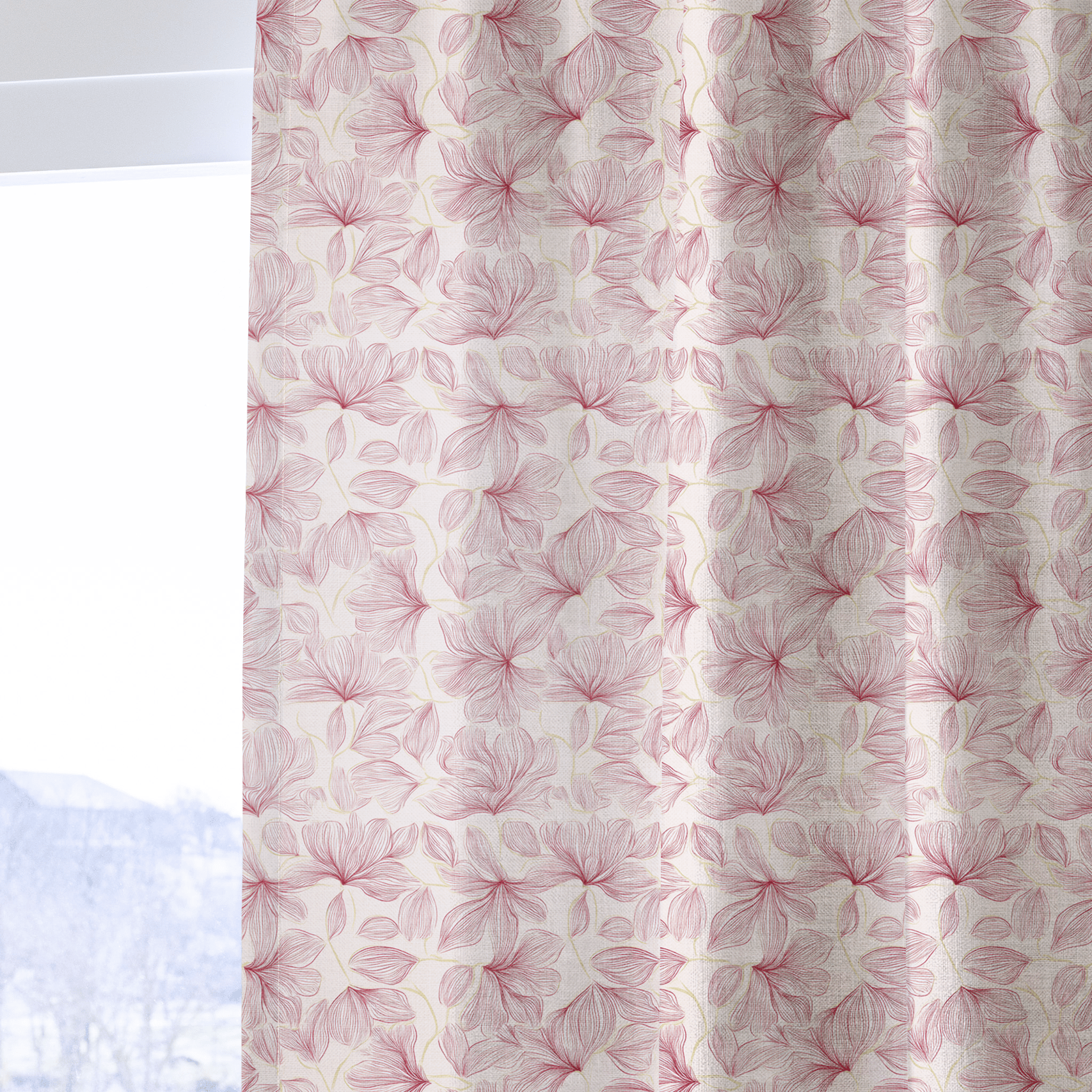 Raspberry Mist - Drapery - Lemon Park
