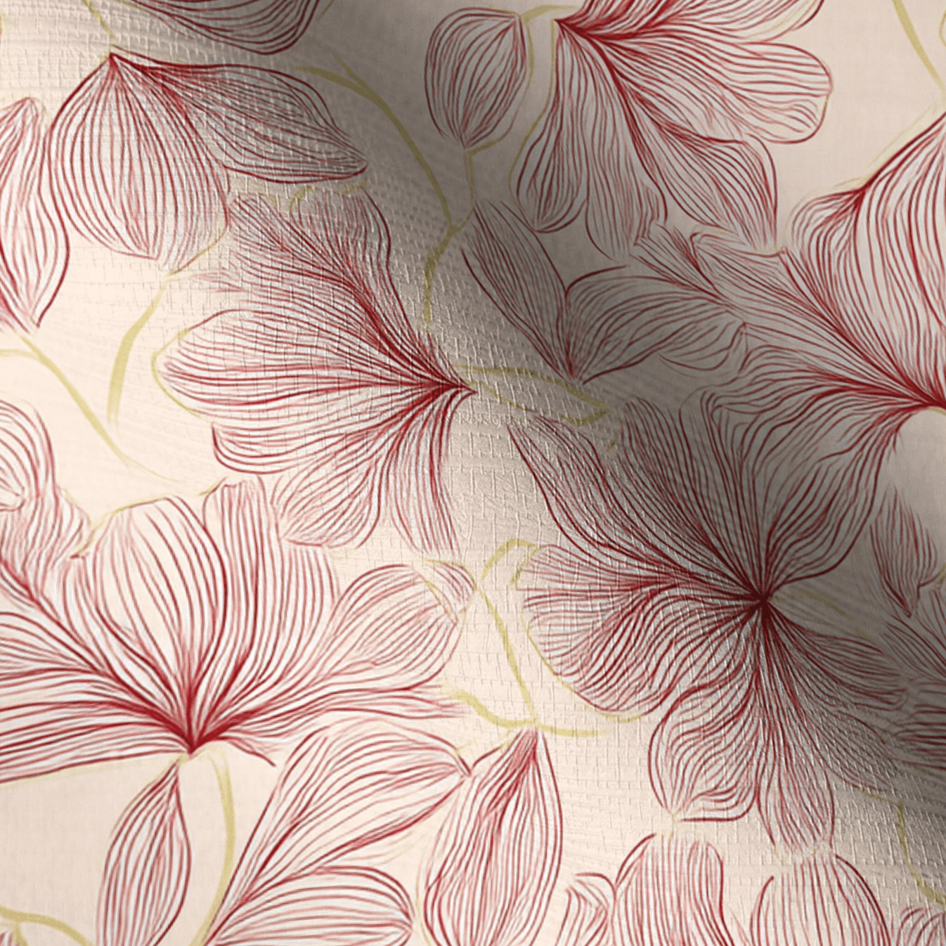 Raspberry Mist Faux Grasscloth Wallpaper - Lemon Park