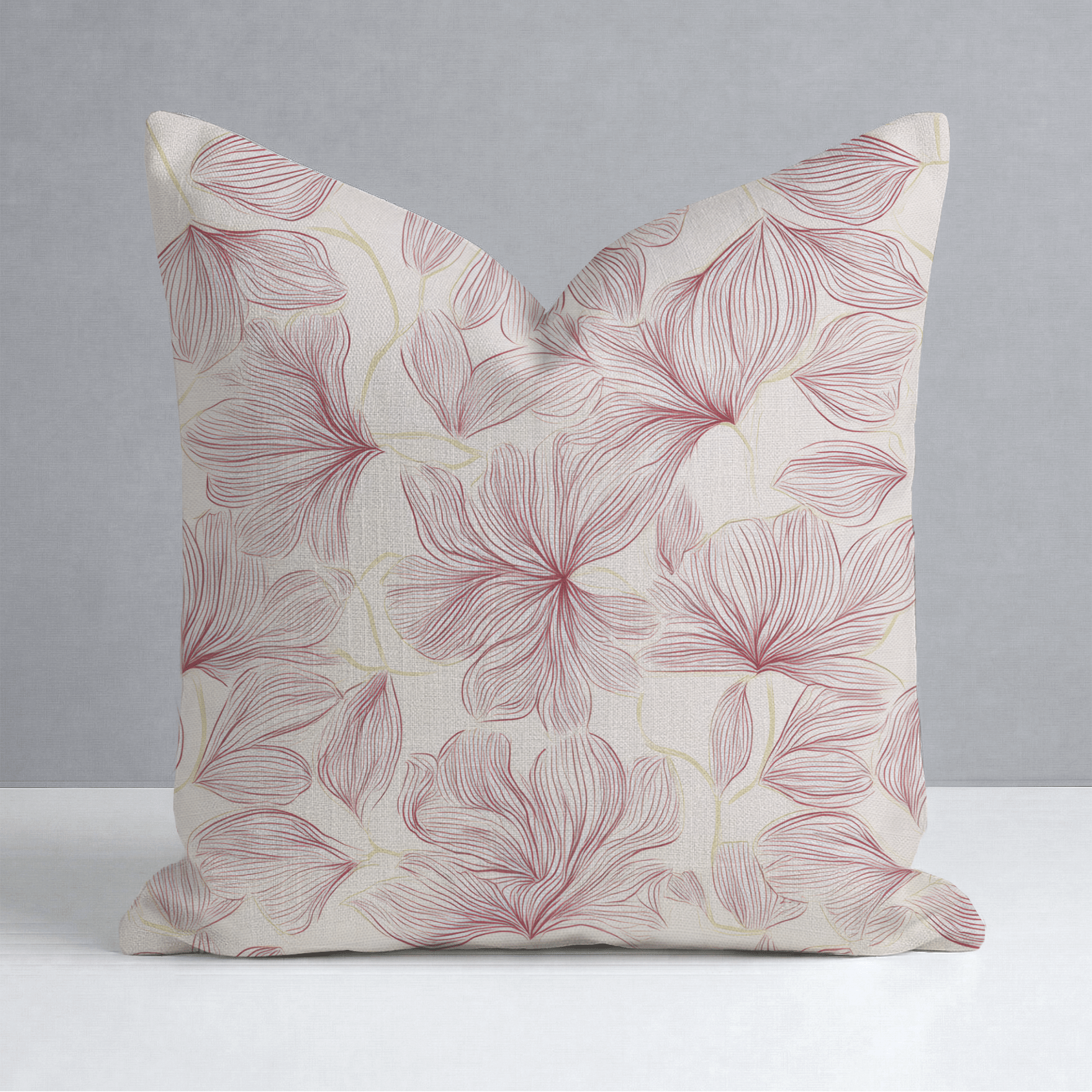Raspberry Mist Throw Pillow - Lemon Park