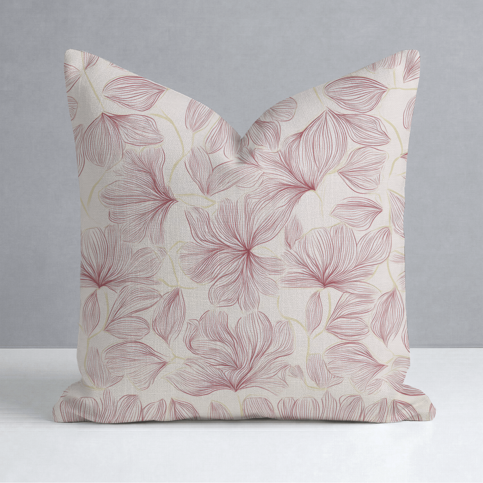 Raspberry Mist Throw Pillow - Lemon Park