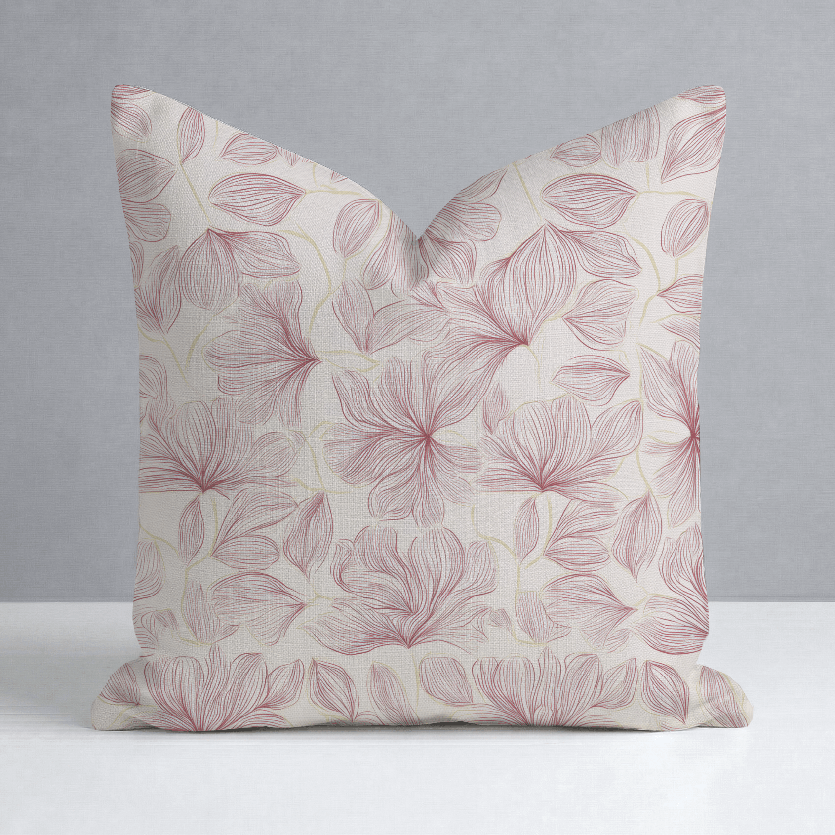 Raspberry Mist Throw Pillow - Lemon Park