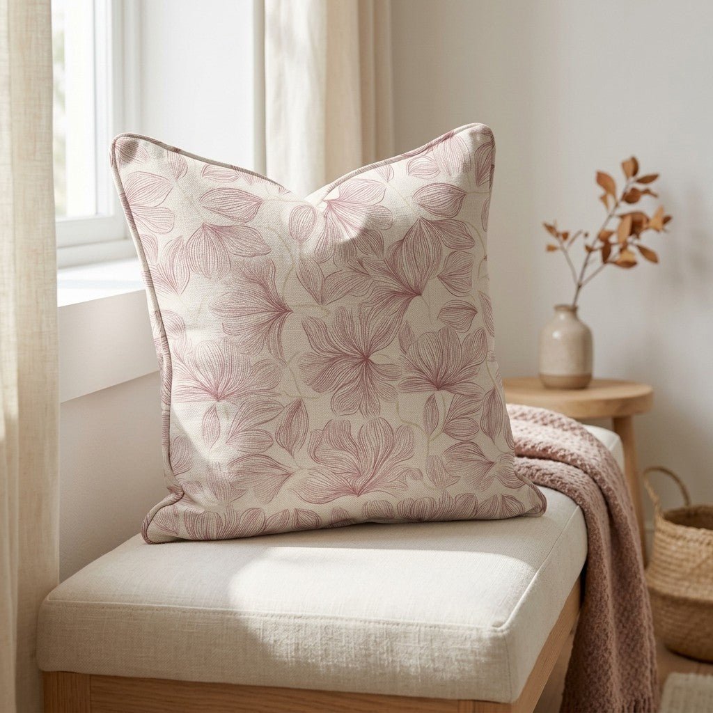 Raspberry Mist Throw Pillow - Lemon Park