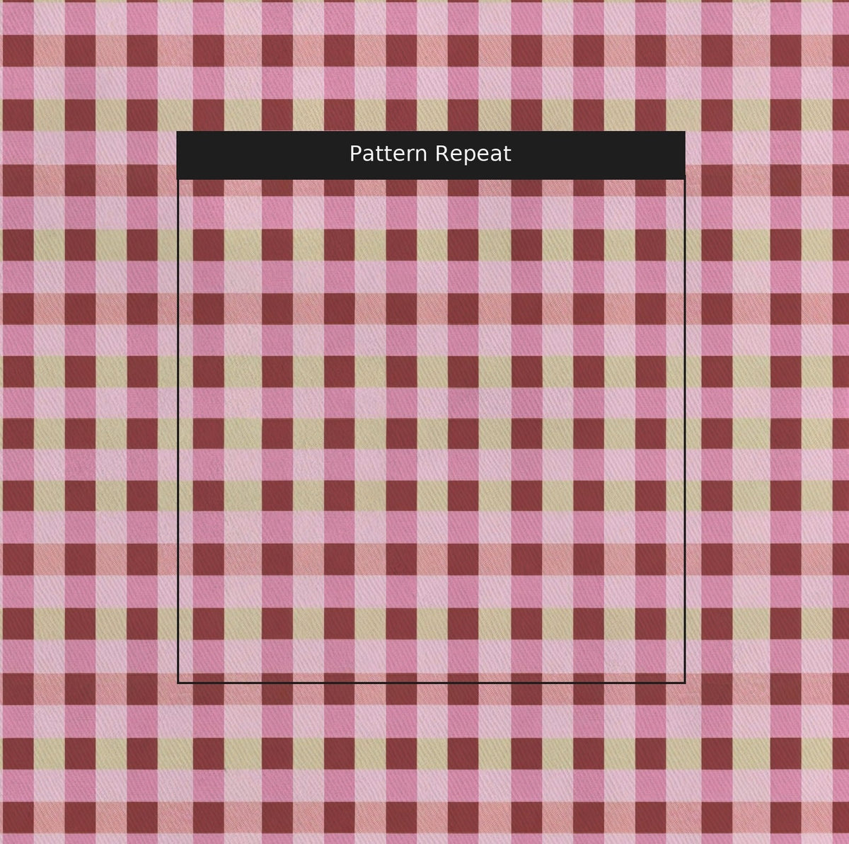 Raspberry Social Gingham - Fabric - Lemon Park