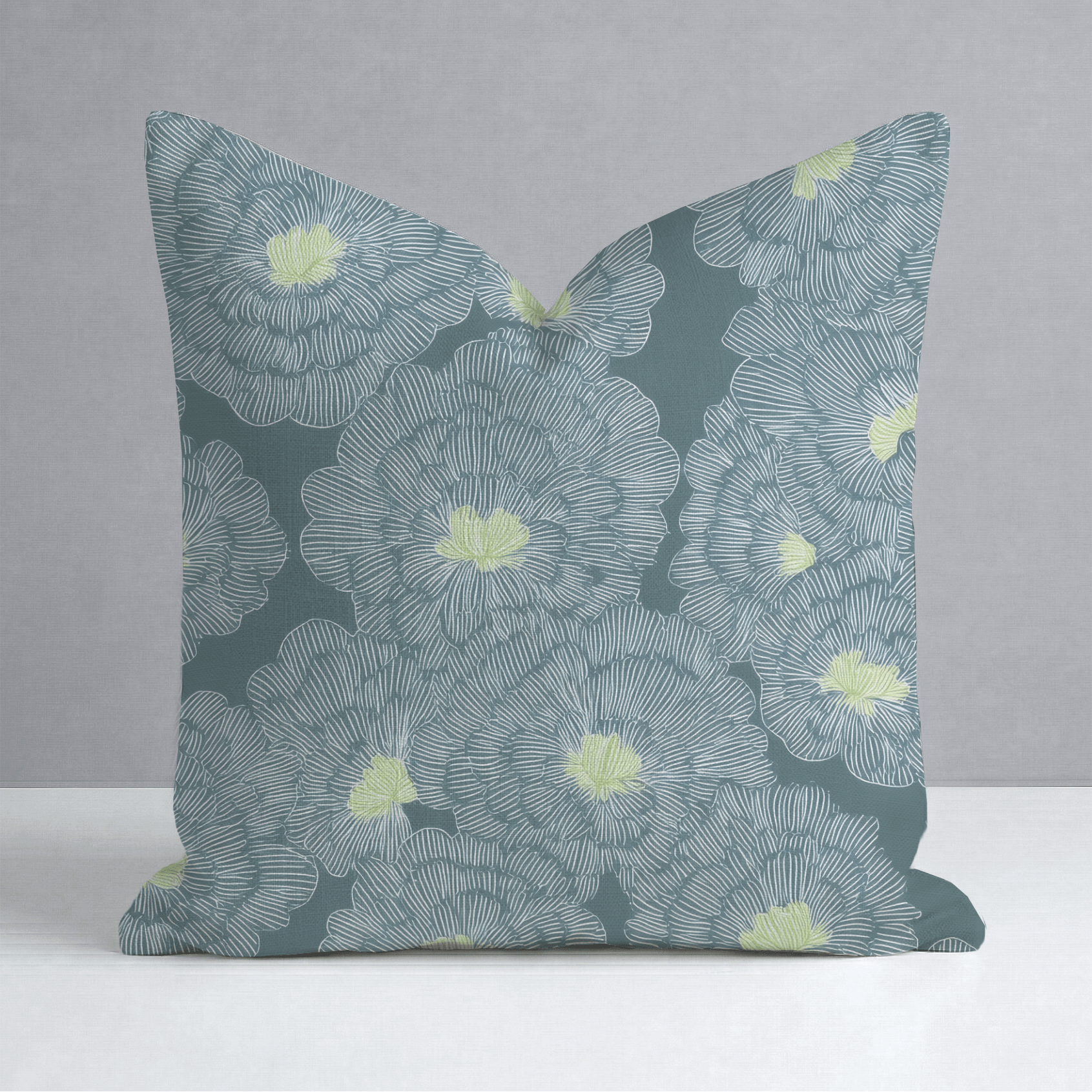 Reid Hall Throw Pillow - Lemon Park