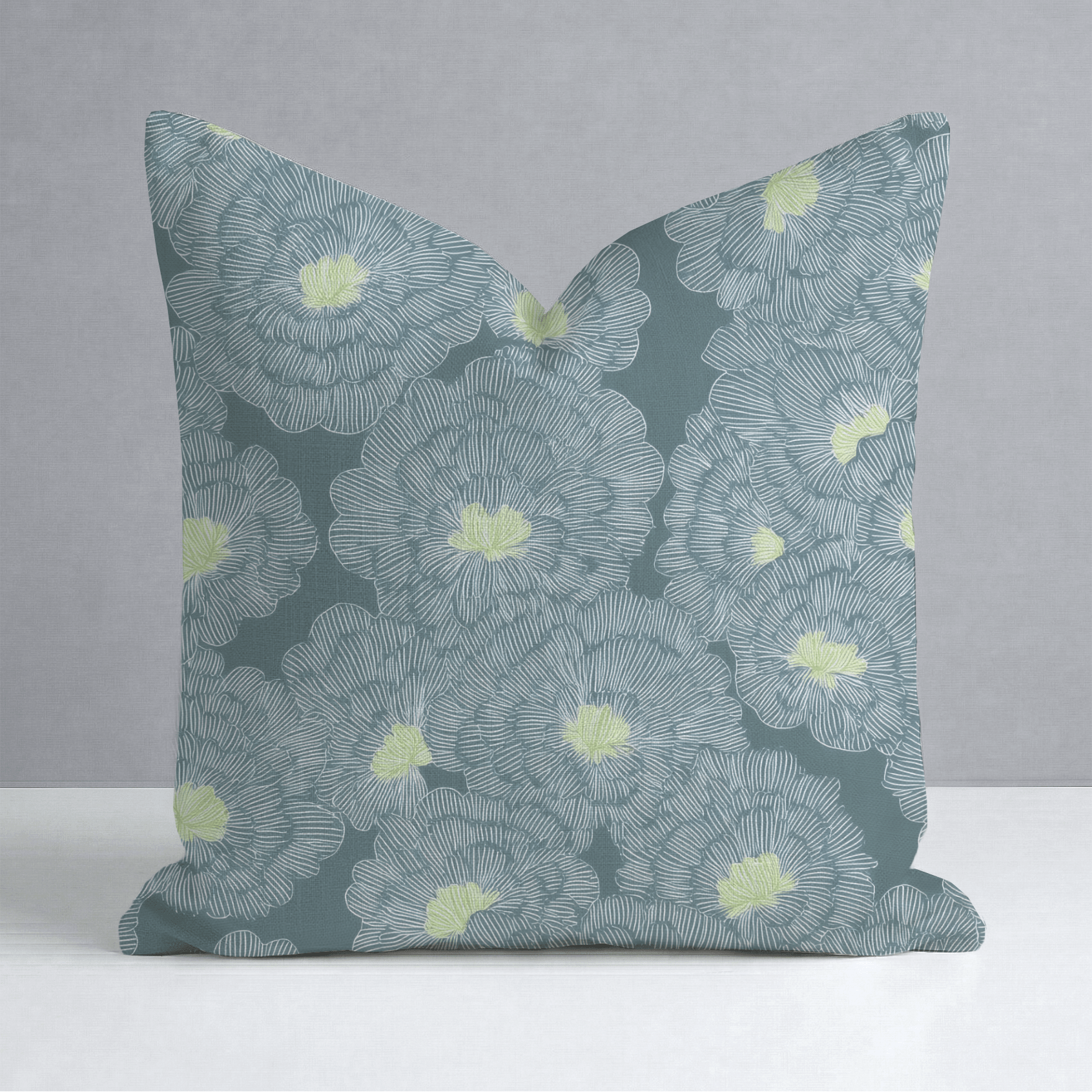 Reid Hall Throw Pillow - Lemon Park
