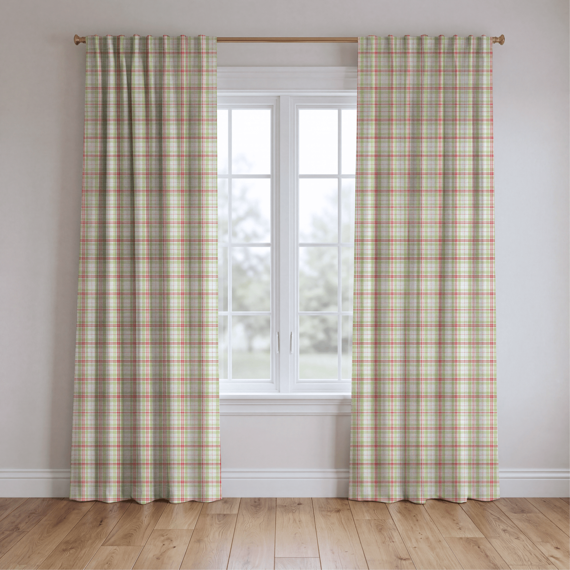 Rhubarb & Mint - Drapery - Lemon Park