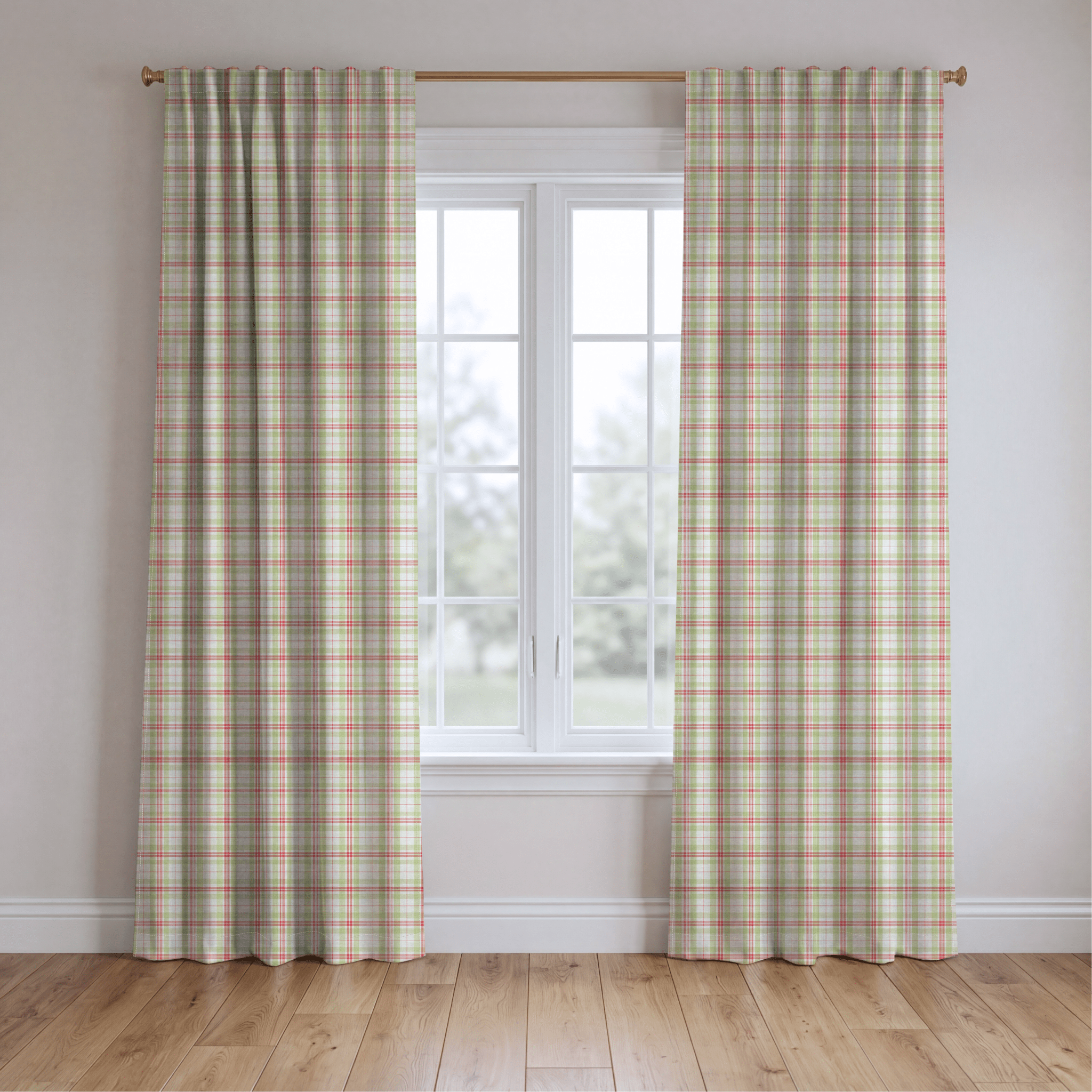 Rhubarb & Mint - Drapery - Lemon Park