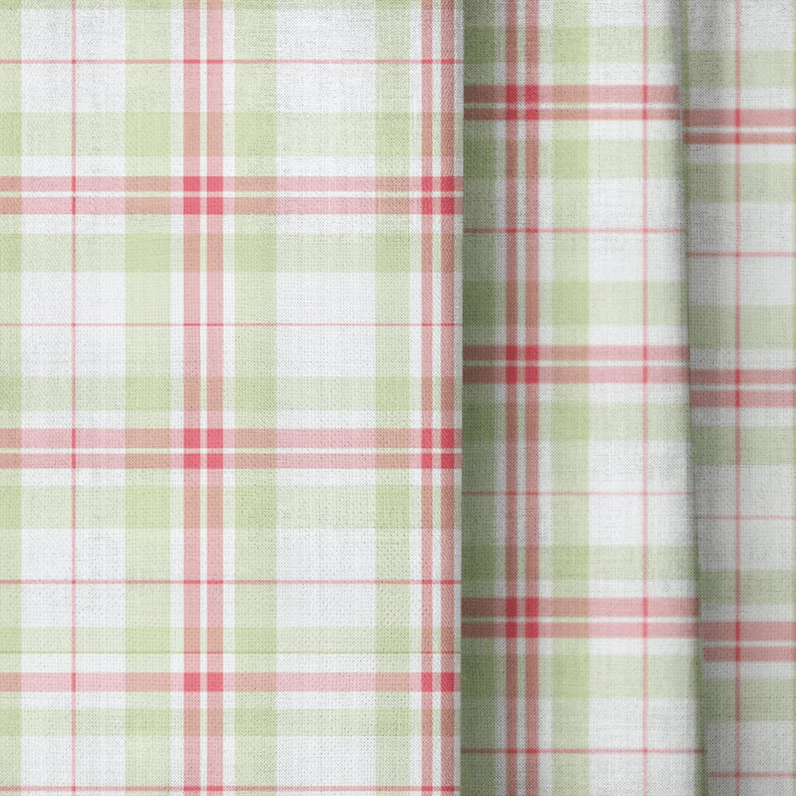 Rhubarb & Mint - Drapery - Lemon Park