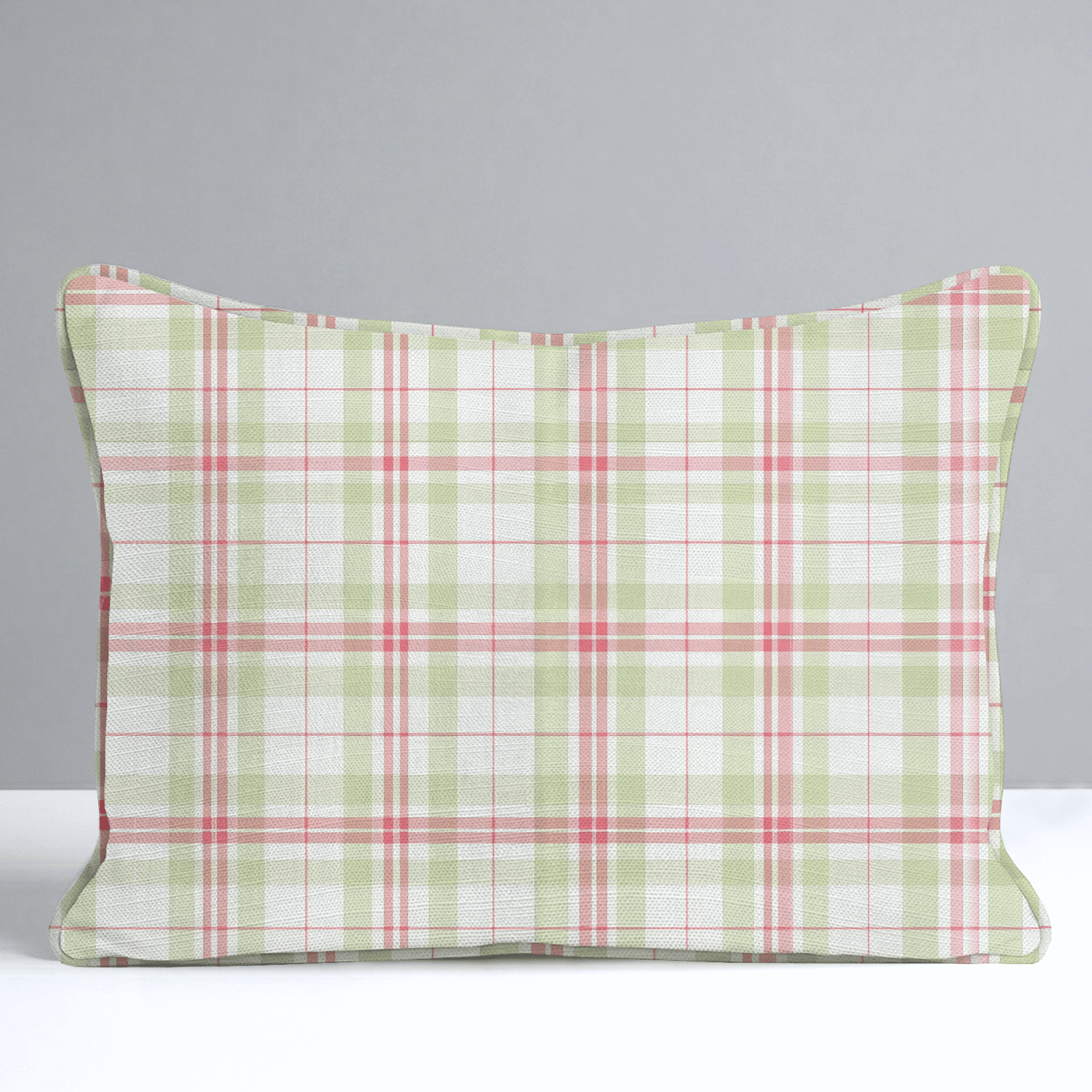Rhubarb & Mint Throw Pillow - Lemon Park