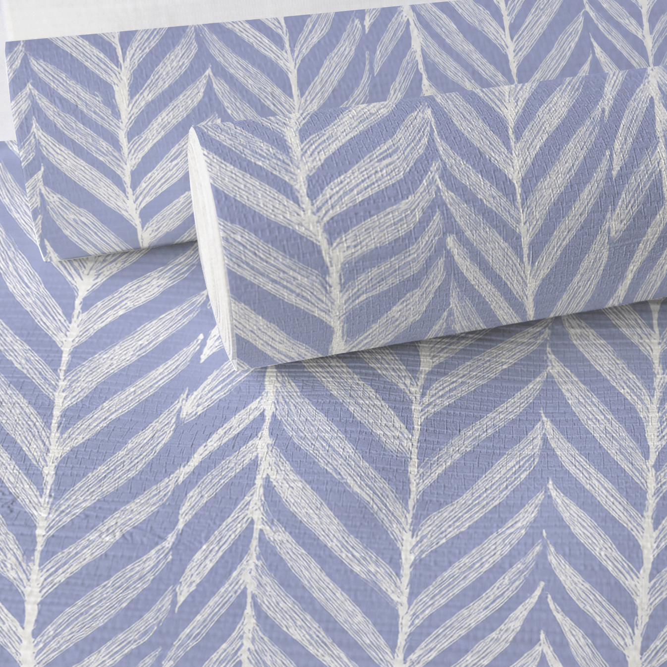 Ribbon Candy Faux Grasscloth Wallpaper - Lemon Park