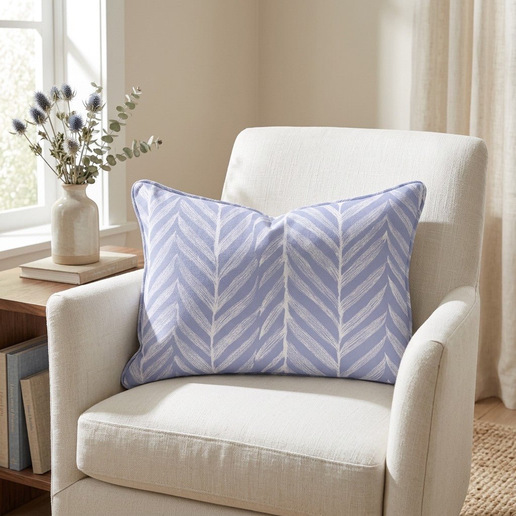 Ribbon Candy Throw Pillow - Lemon Park