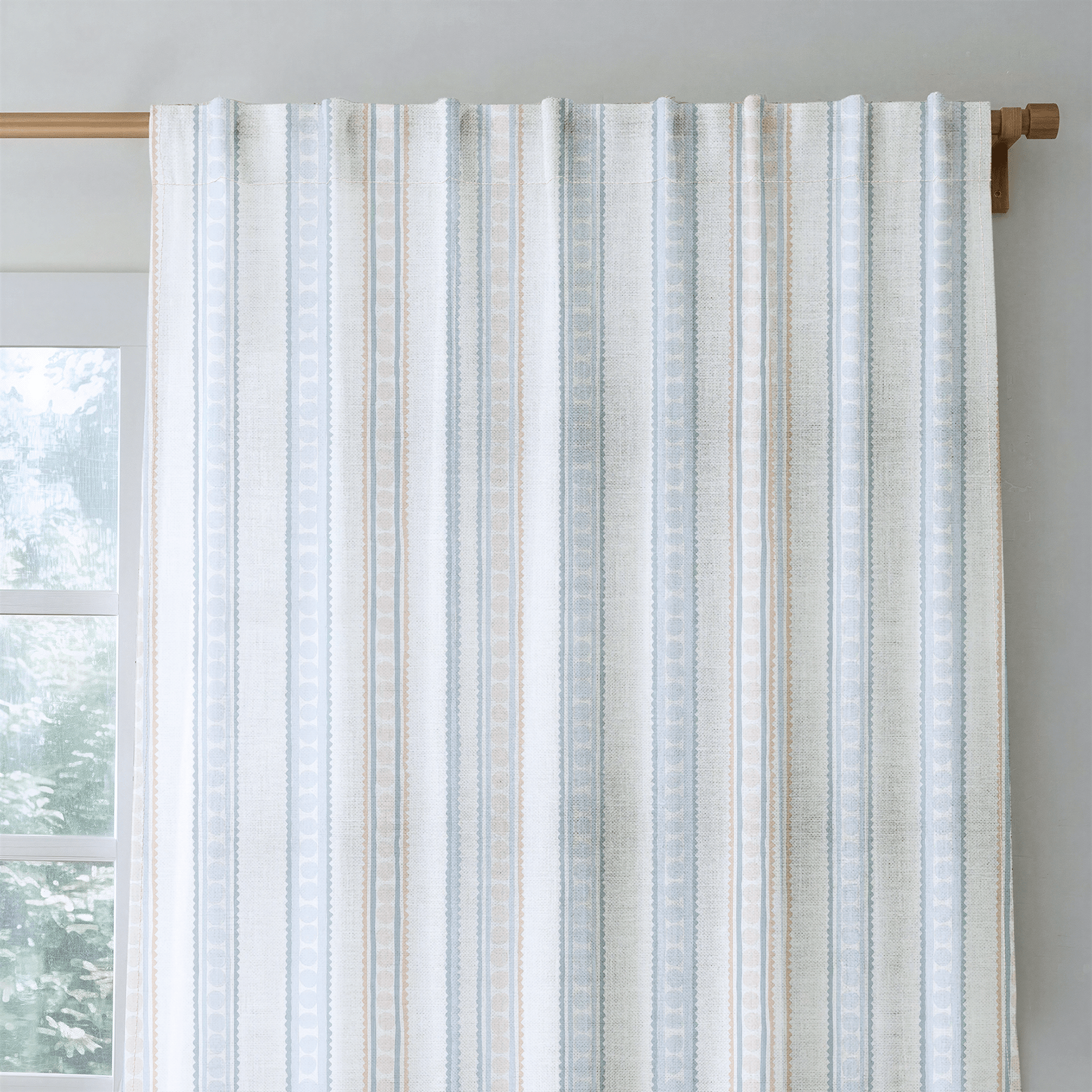 Ribbon Rows - Drapery - Lemon Park