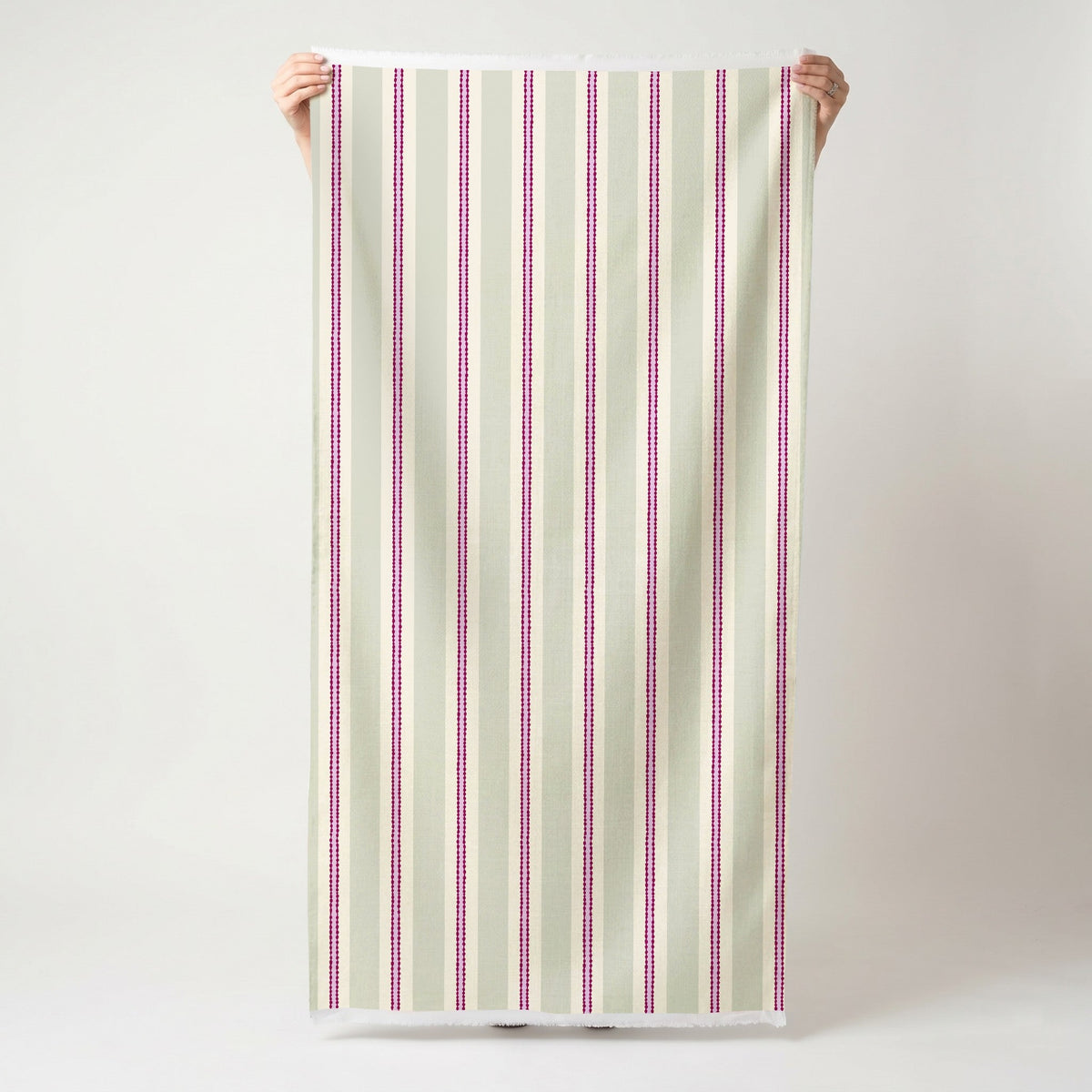 Rickrack Lane Stripe - Fabric - Lemon Park