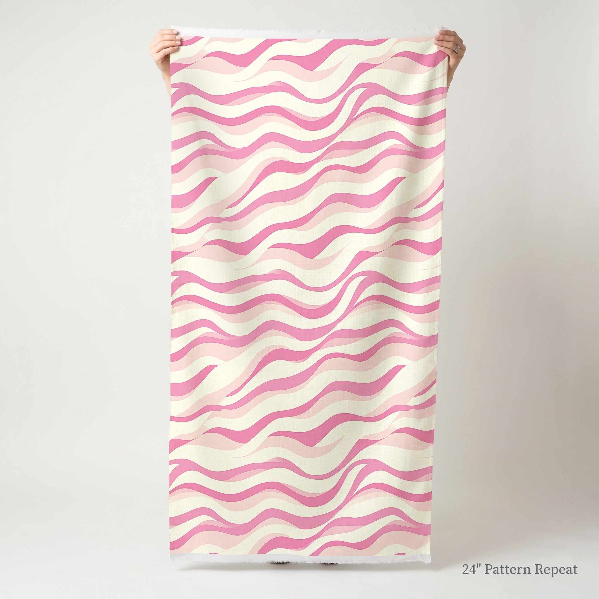 Rippled Rose - Fabric - Lemon Park