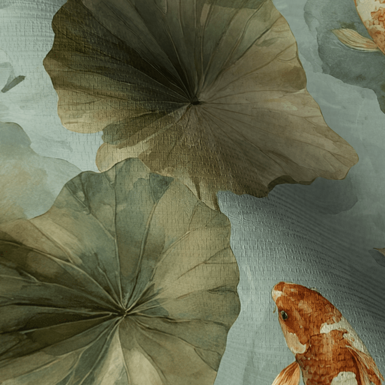 River Dance Faux Grasscloth Wallpaper - Lemon Park