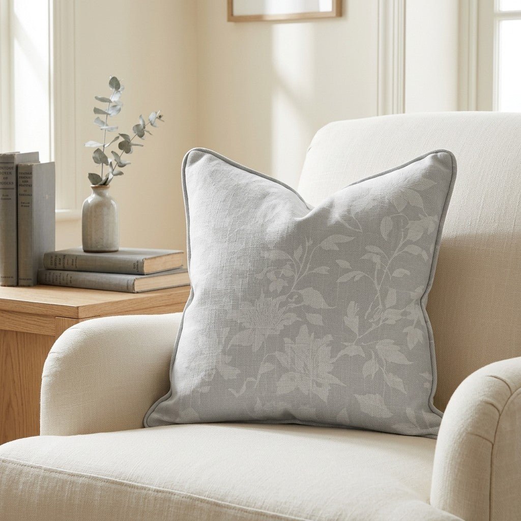 Riverbloom Throw Pillow - Lemon Park