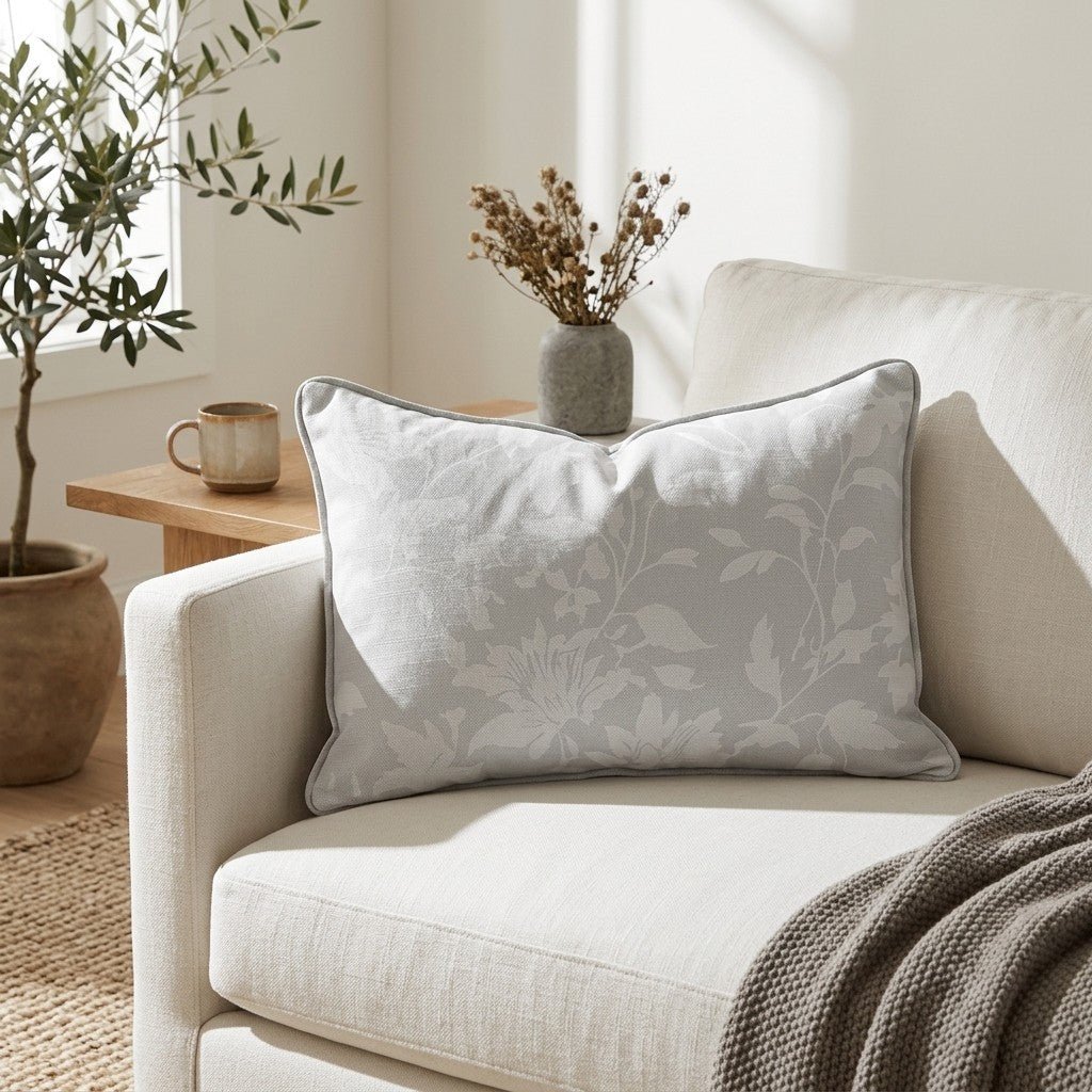 Riverbloom Throw Pillow - Lemon Park