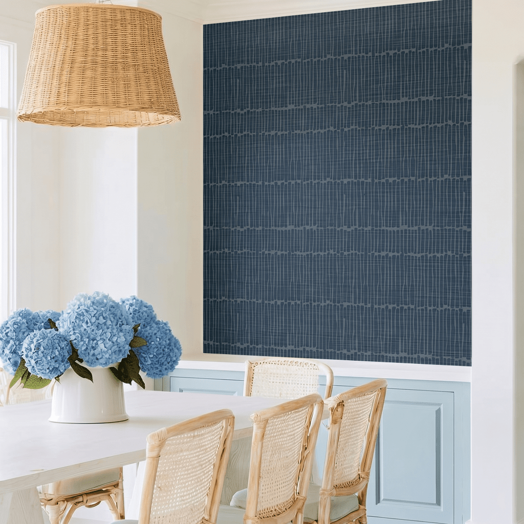 Riverline Faux Grasscloth Wallpaper - Lemon Park