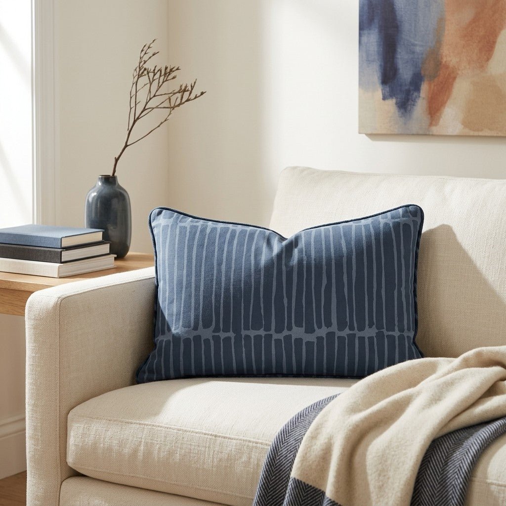 Riverline Throw Pillow - Lemon Park