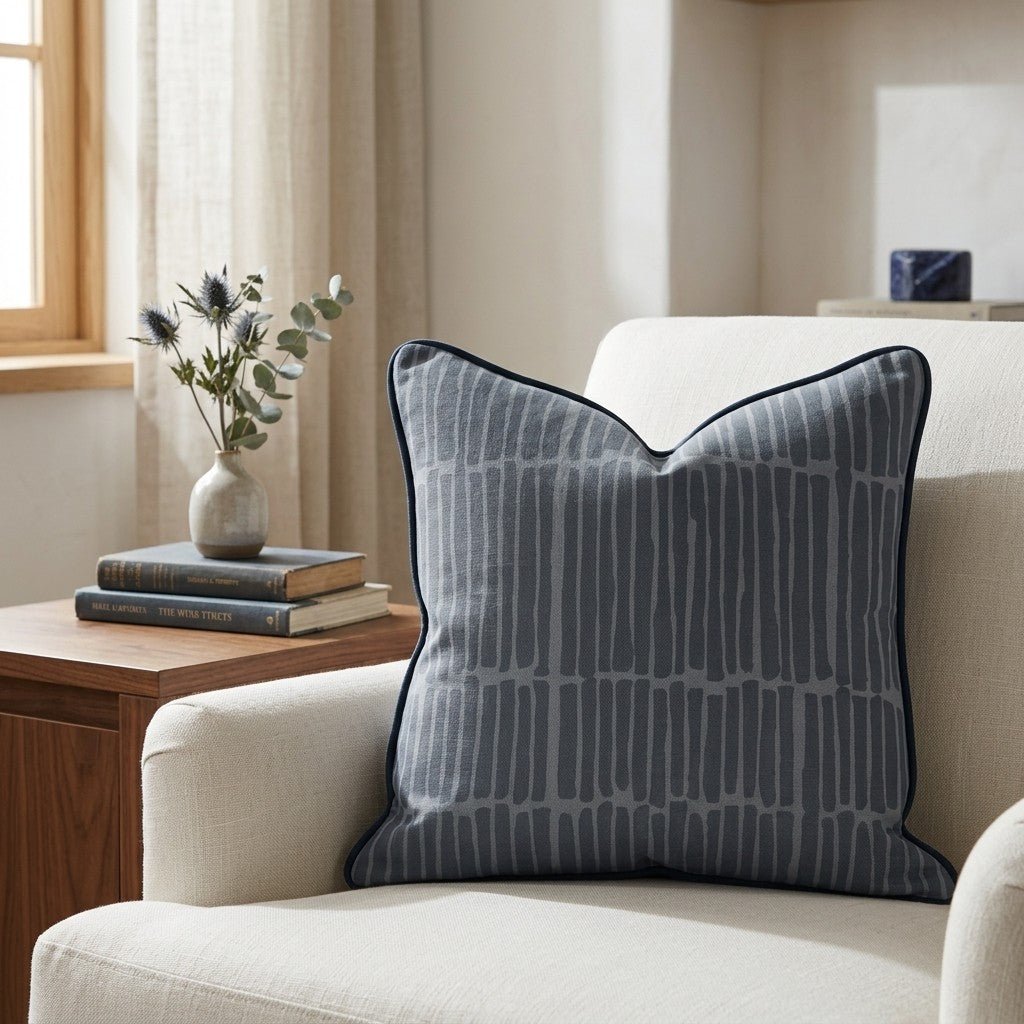 Riverline Throw Pillow - Lemon Park