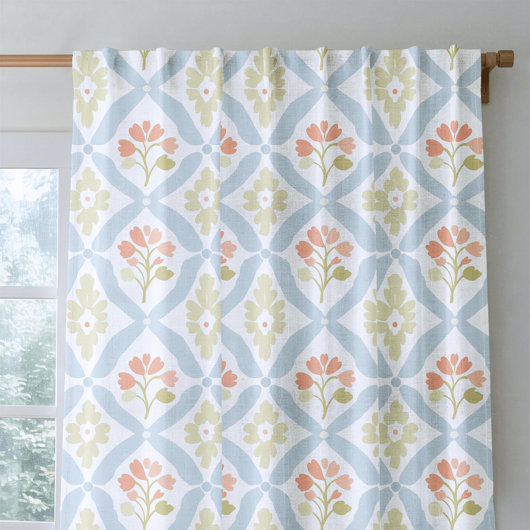 Robyn's Garden - Drapery - Lemon Park