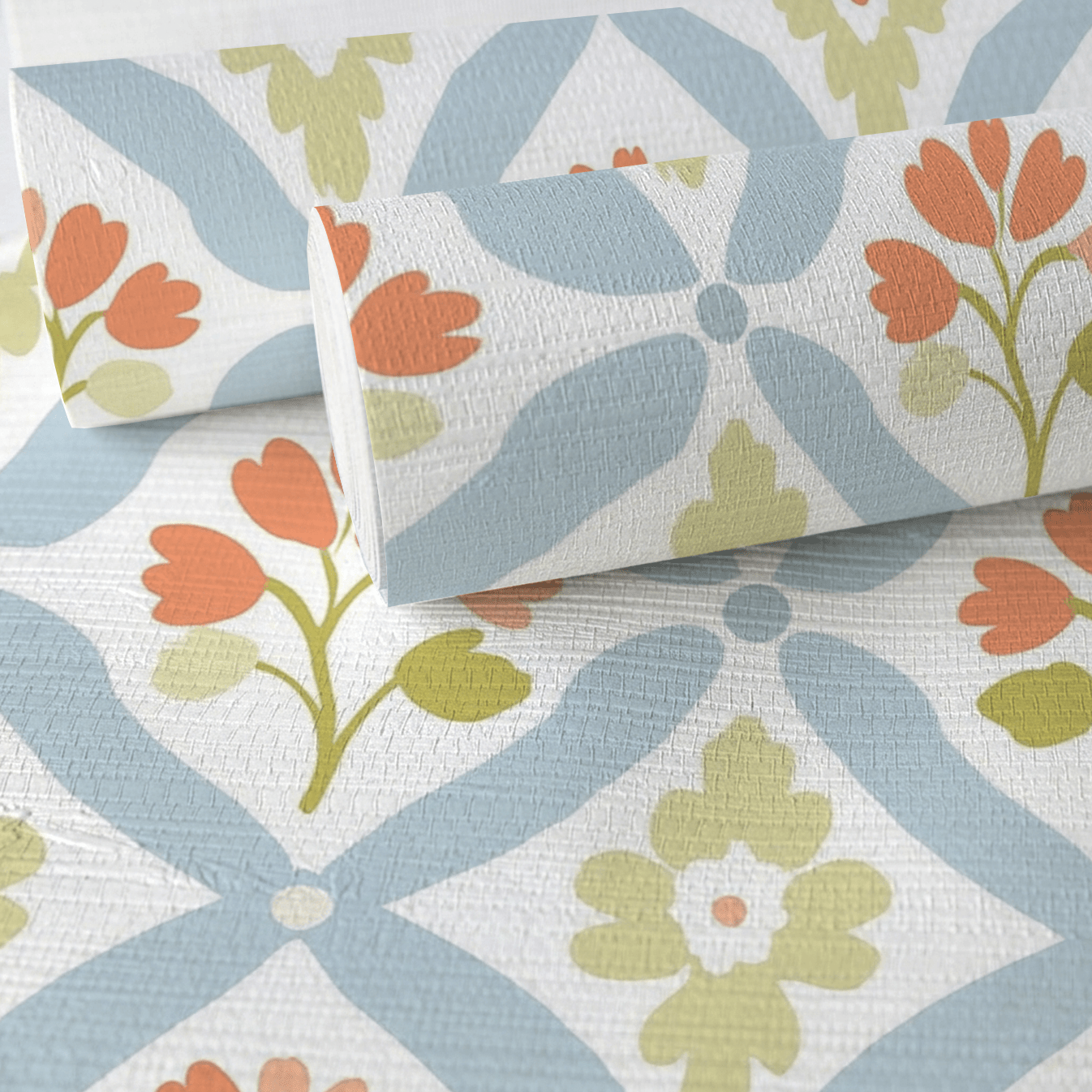 Robyn's Garden Faux Grasscloth Wallpaper - Lemon Park