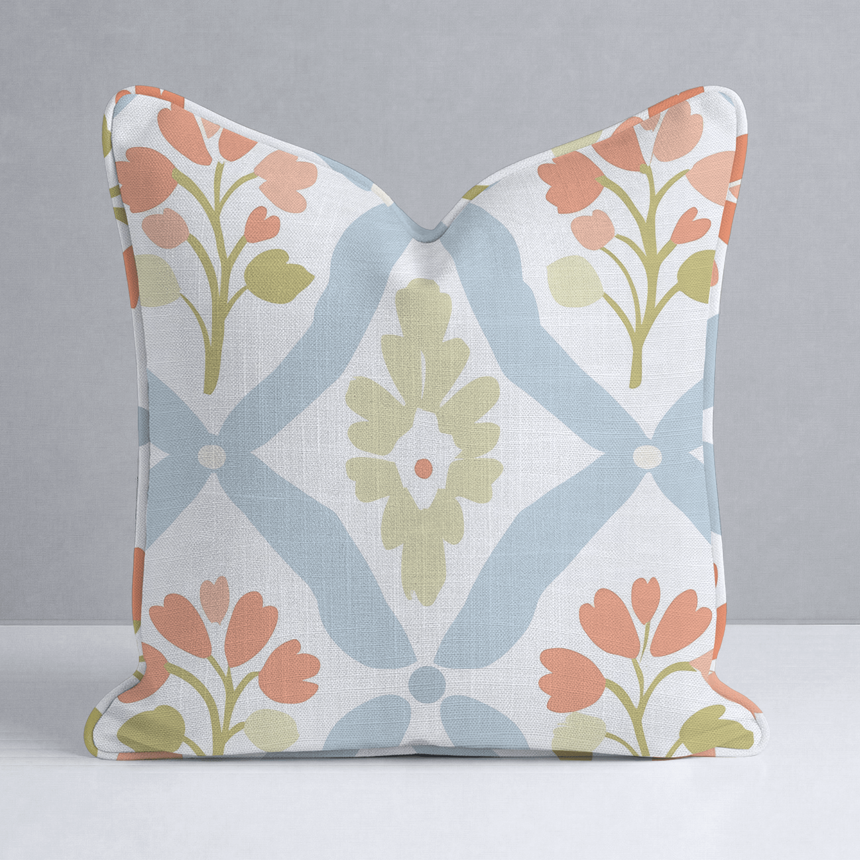 Robyn's Garden Throw Pillow - Lemon Park