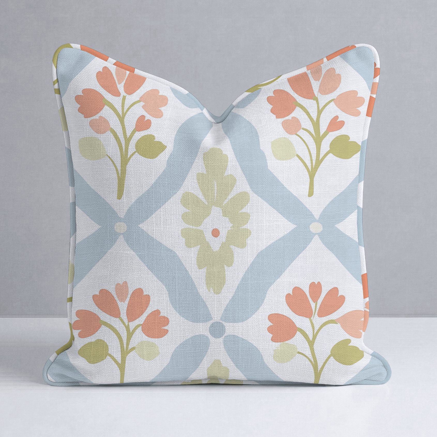 Robyn's Garden Throw Pillow - Lemon Park