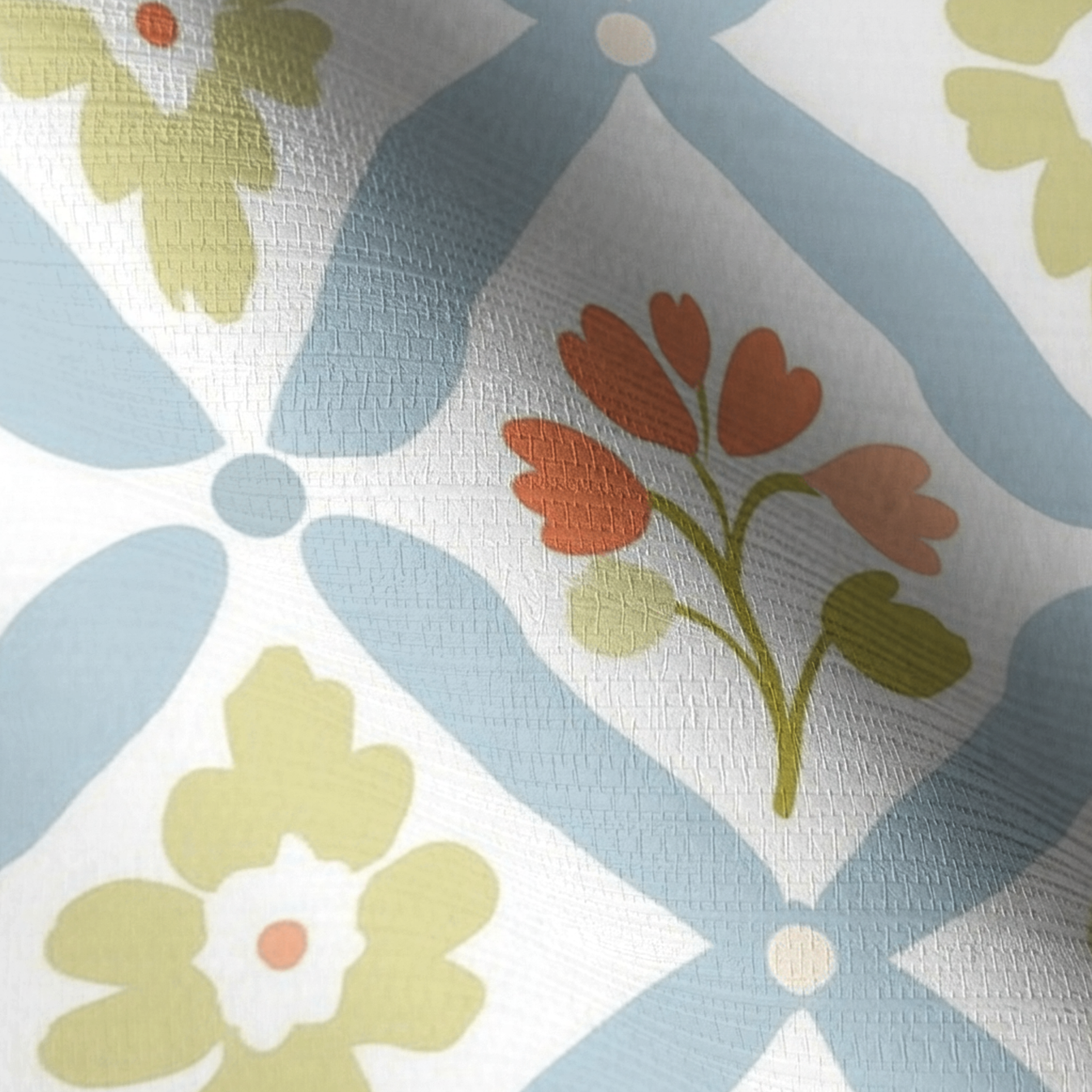 Robyn's Garden Faux Grasscloth Wallpaper