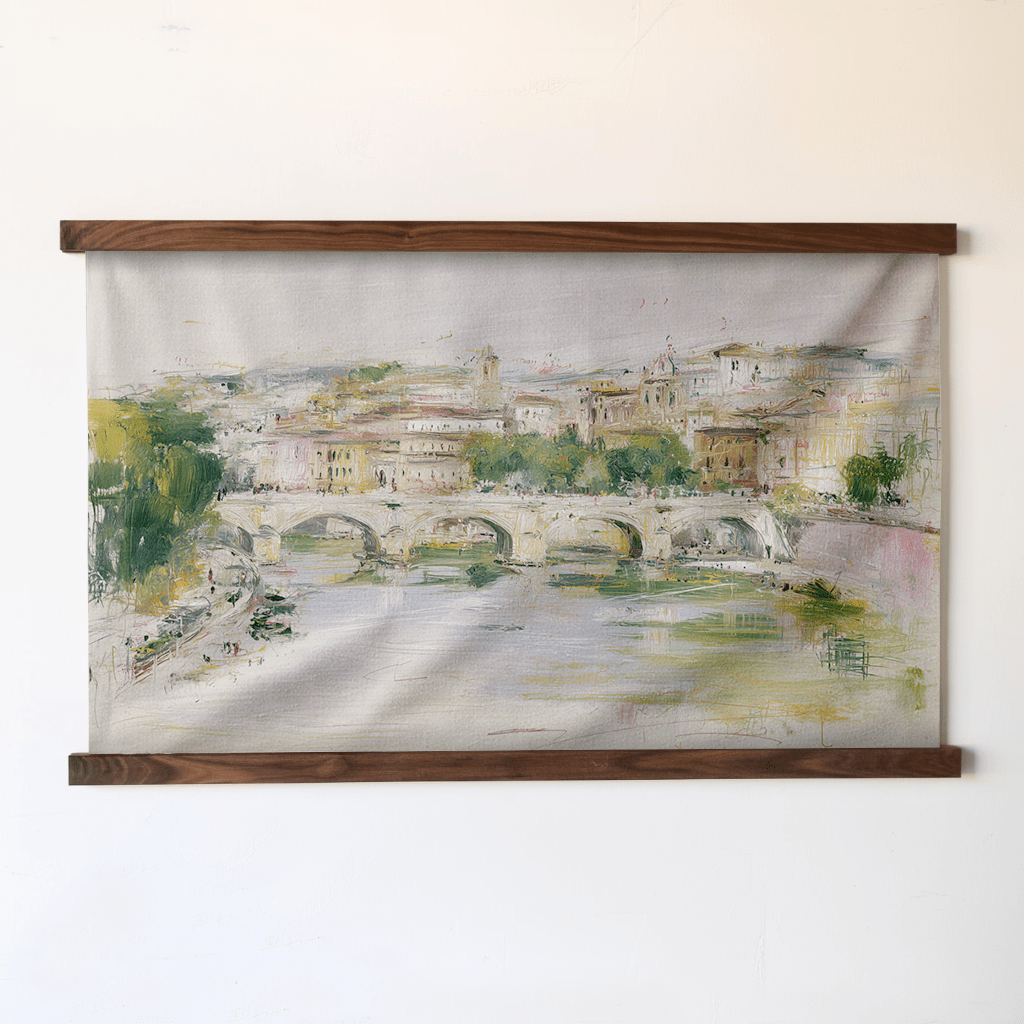 Rome Over the Tiber - Tapestry - Lemon Park