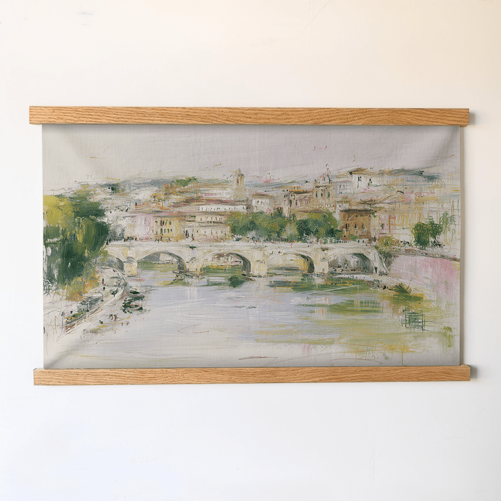 Rome Over the Tiber - Tapestry - Lemon Park