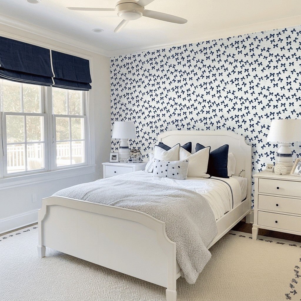 Rory Faux Grasscloth Wallpaper - Lemon Park