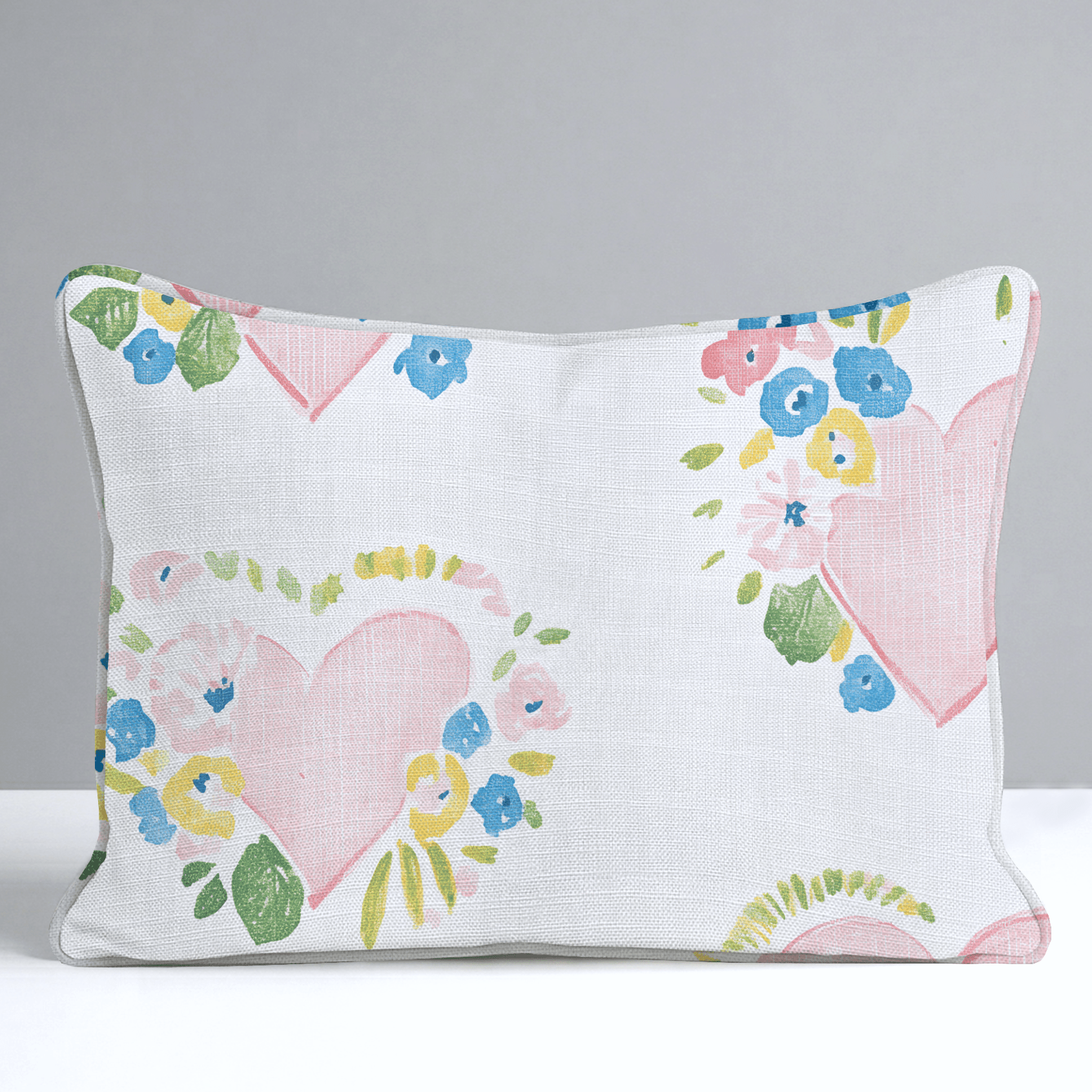 Rosabella Hearts Throw Pillow - Lemon Park