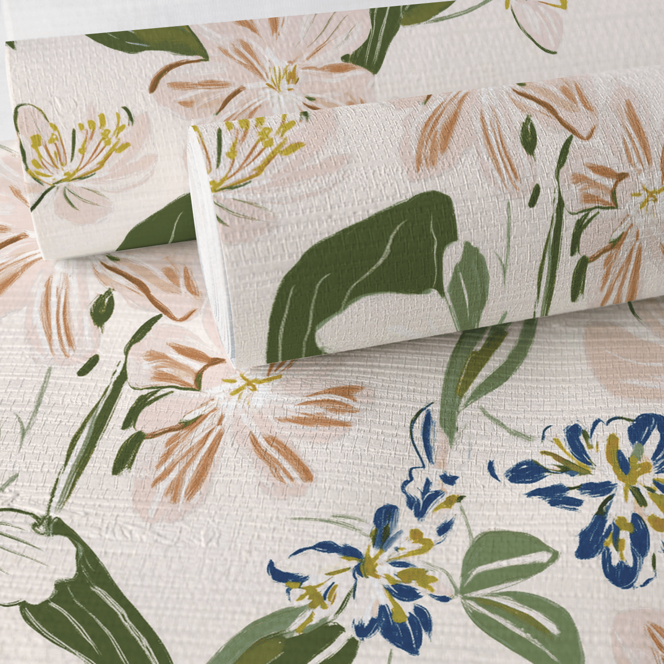 Rosalie Faux Grasscloth Wallpaper - Lemon Park