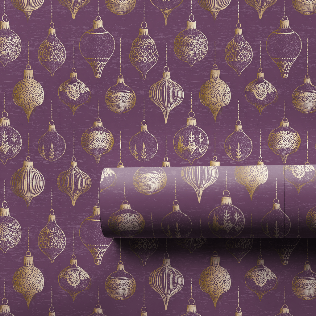 Rosalind Plum - Wrapping Paper - Lemon Park